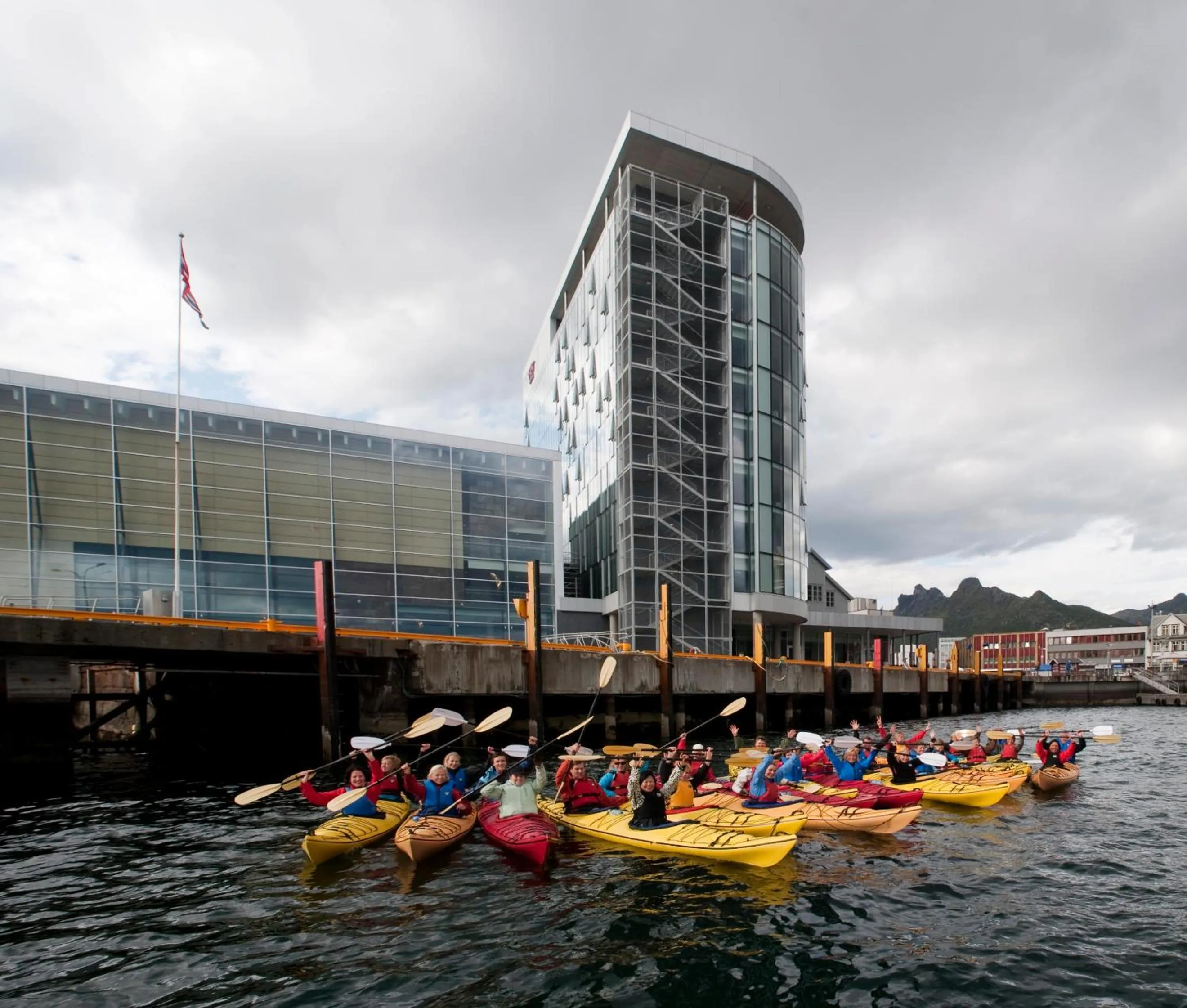 Facade/entrance in Thon Hotel Lofoten