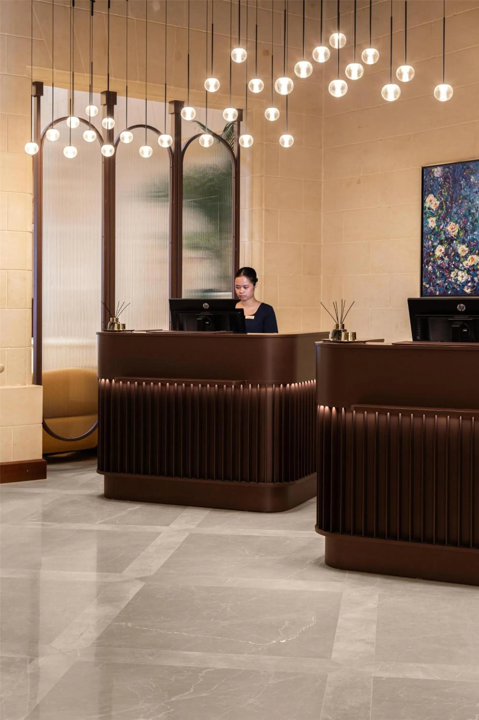 Lobby or reception in Kempinski Hotel San Lawrenz