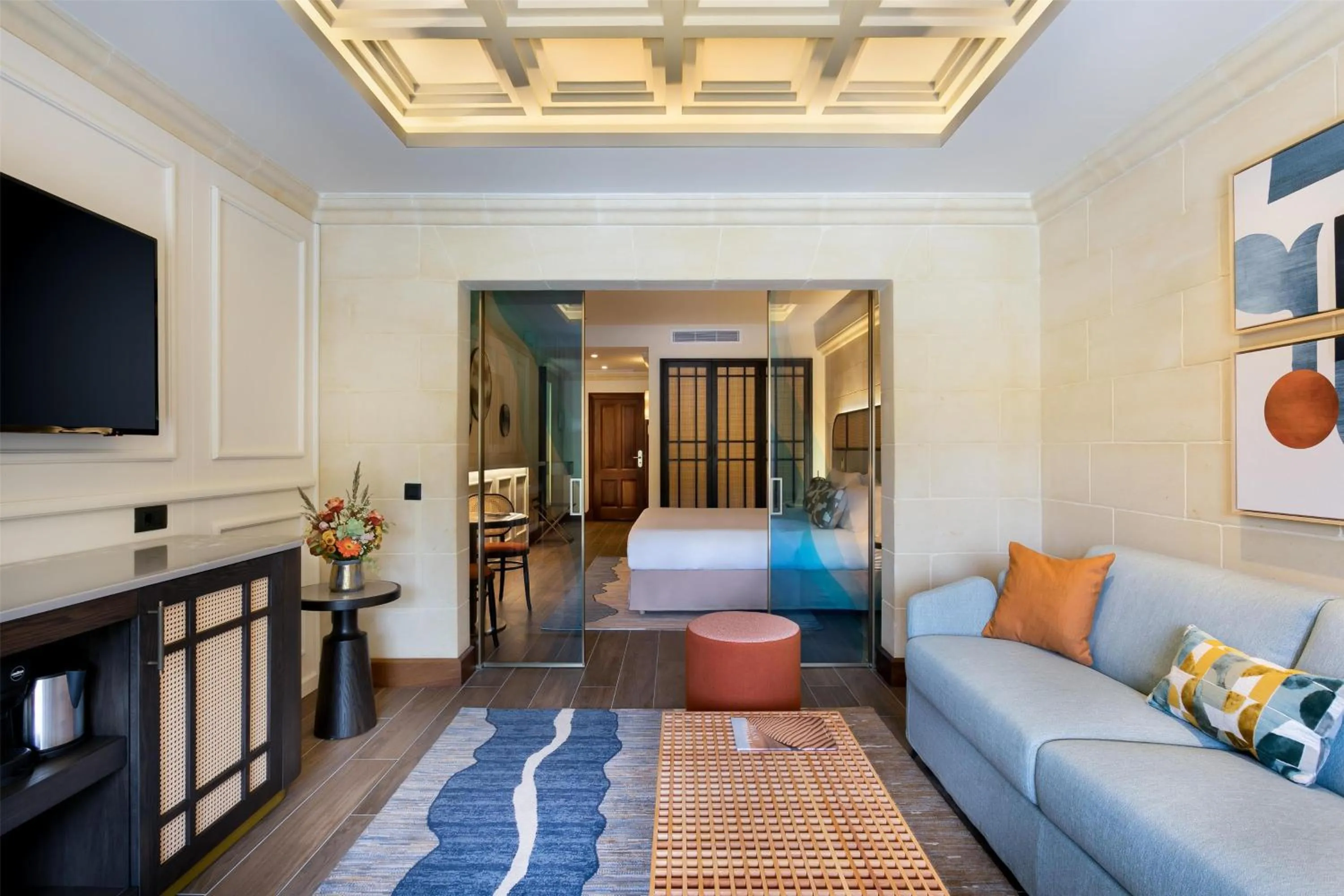 Photo of the whole room, Bed in Kempinski Hotel San Lawrenz