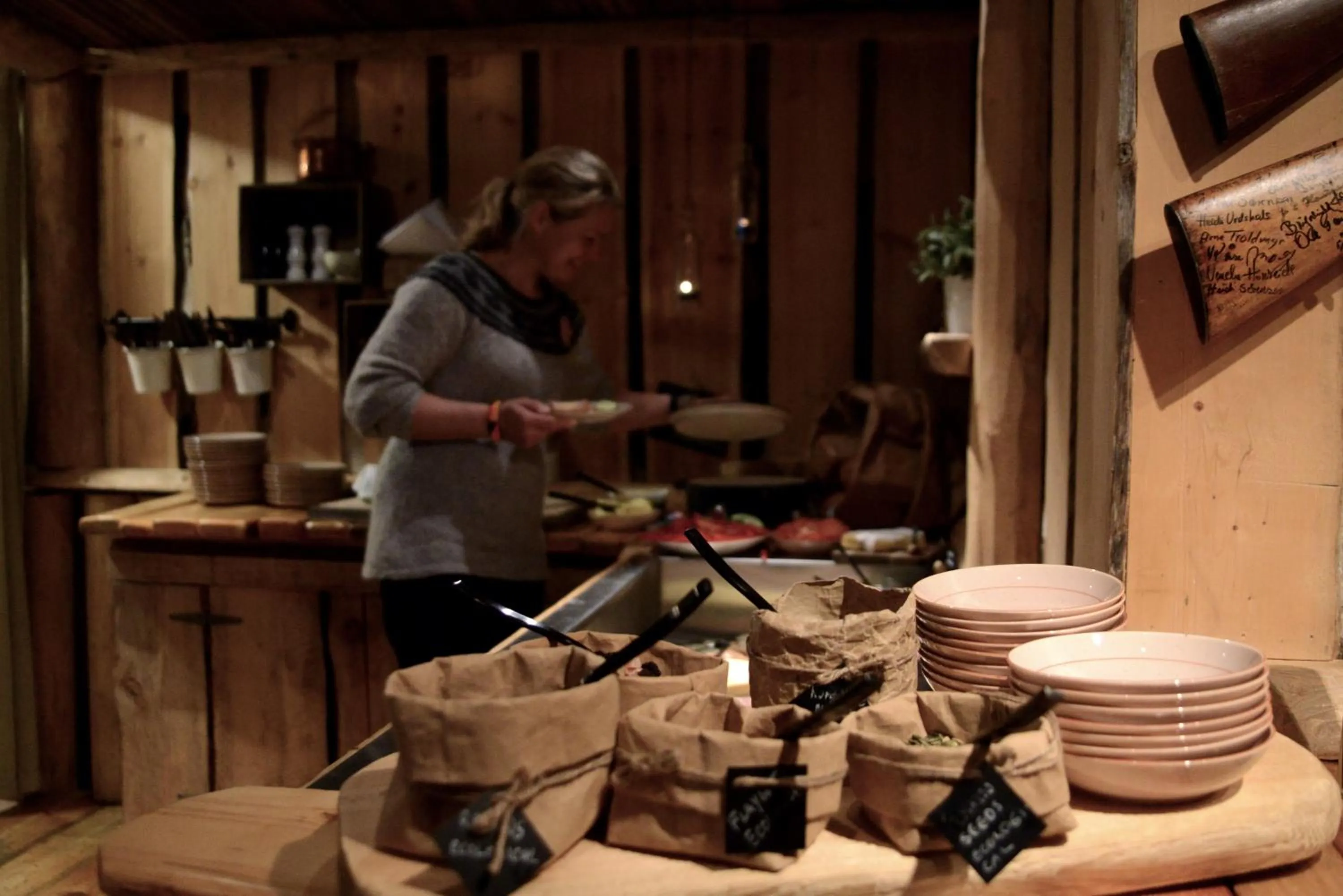 Dining area in Basecamp Hotel