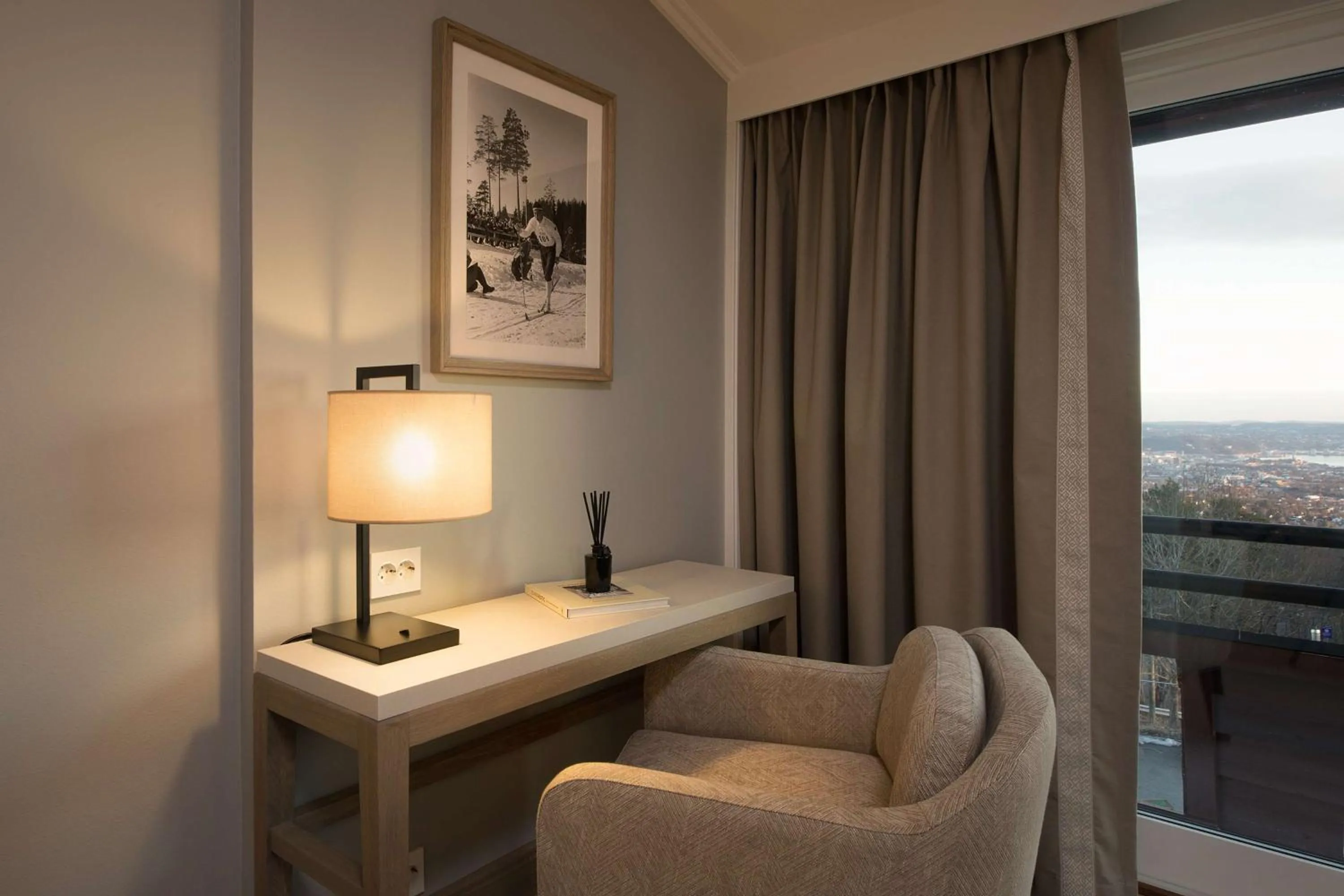 Bedroom in Scandic Holmenkollen Park