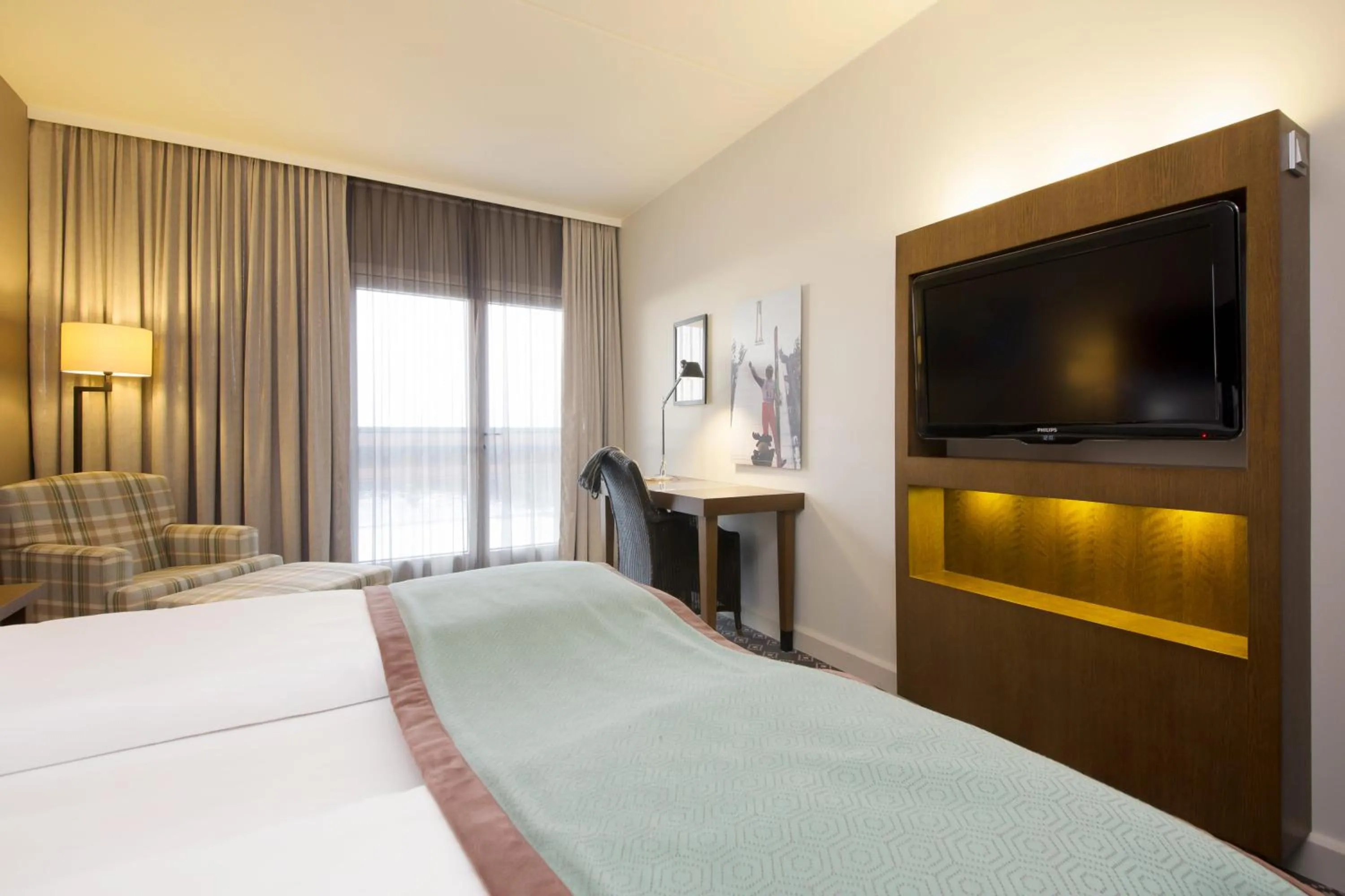 Bedroom, Bed in Scandic Holmenkollen Park