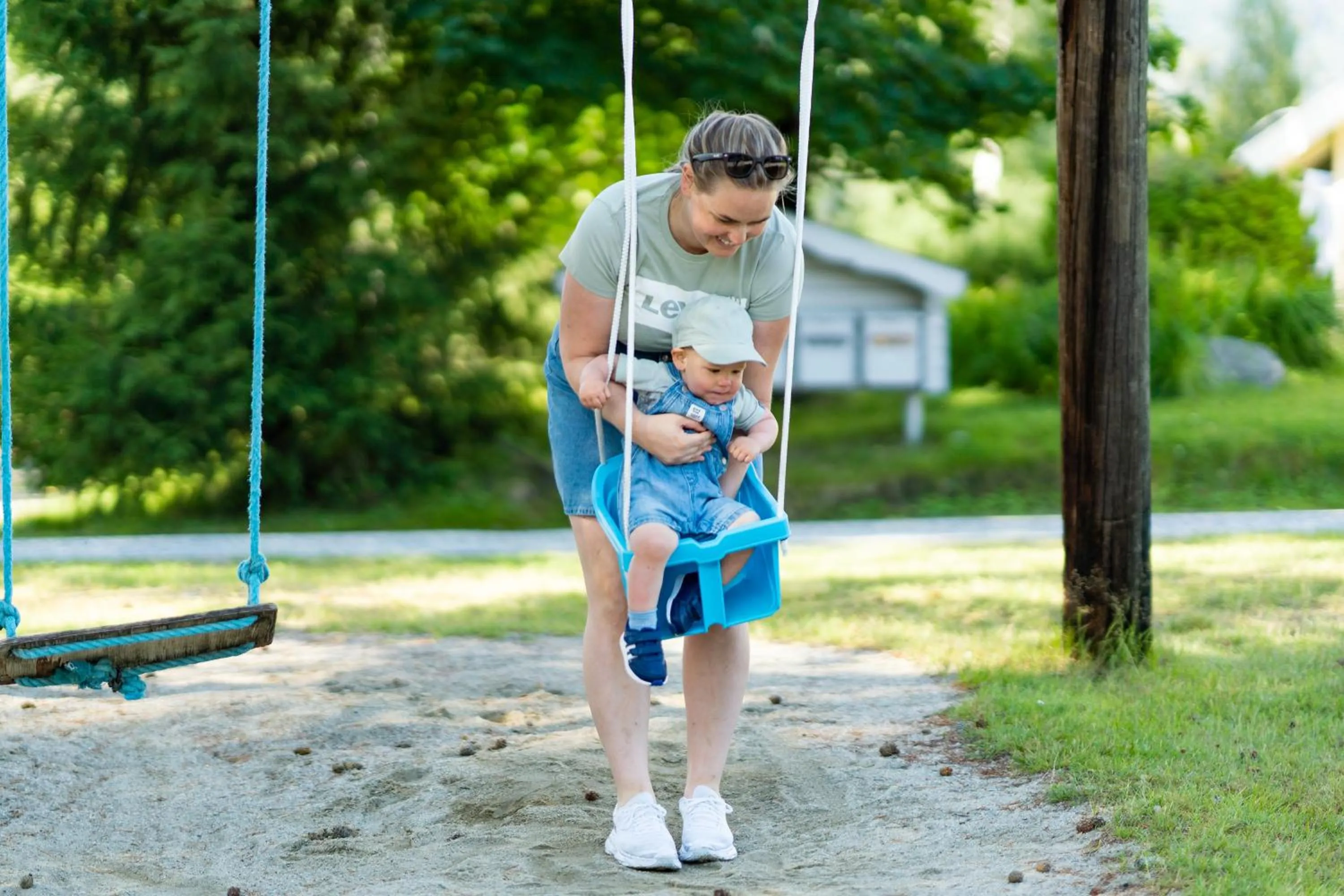 Children play ground in Lampeland Hotel