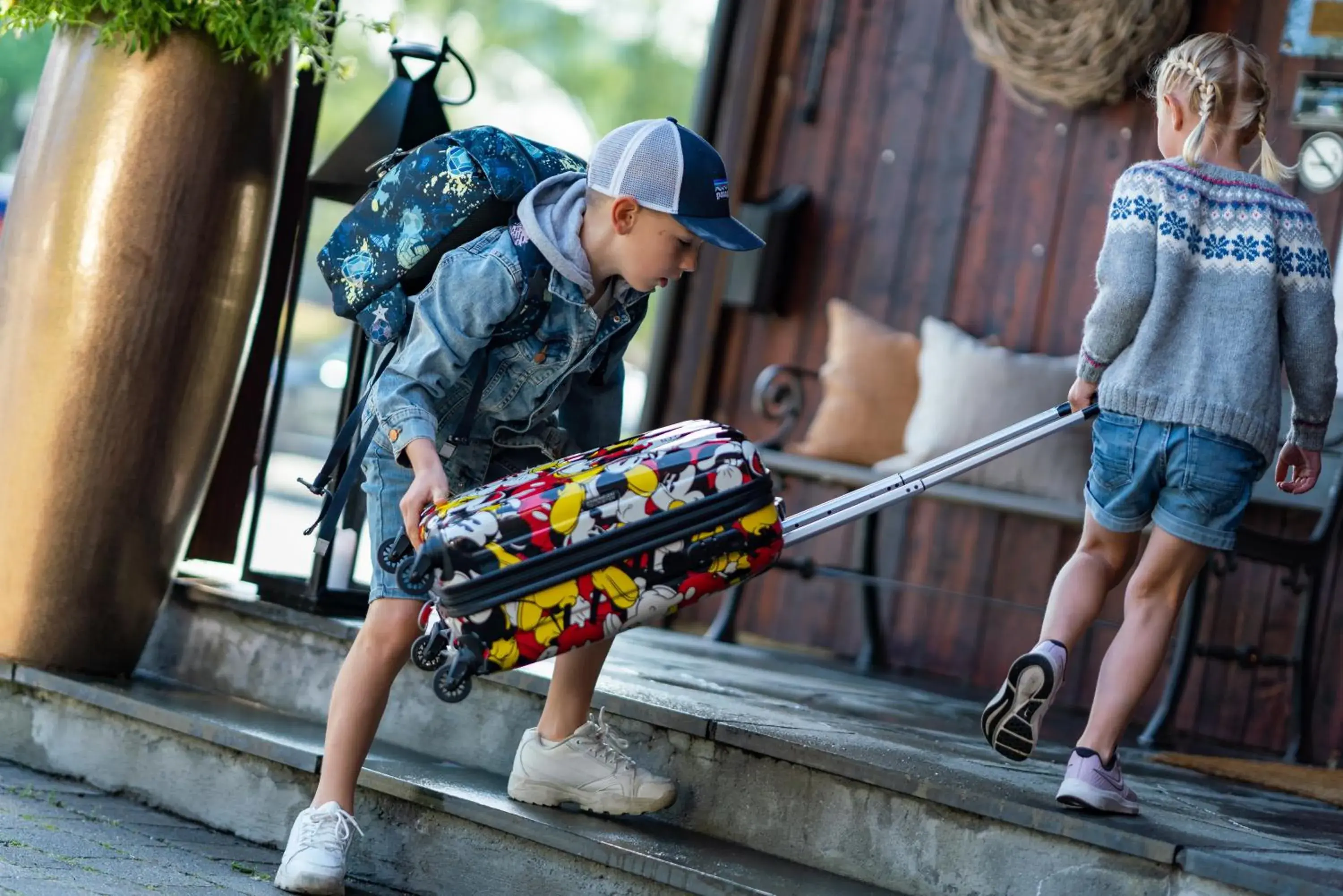 Family Room (2 Adults + 2 Children) in Lampeland Hotel Family Room (2 Adults + 2 Children) in Lampeland Hotel