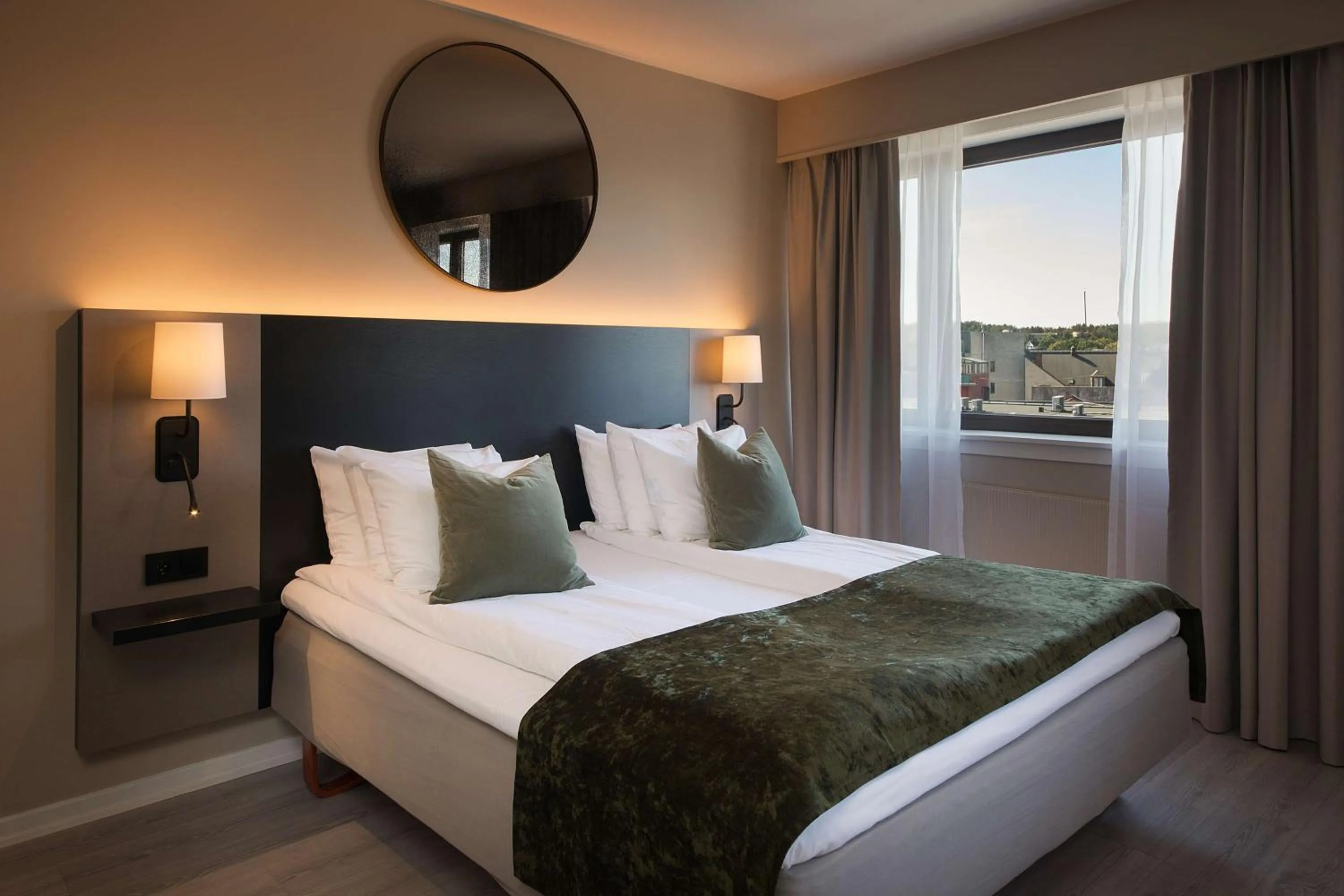 Bedroom, Bed in Scandic City