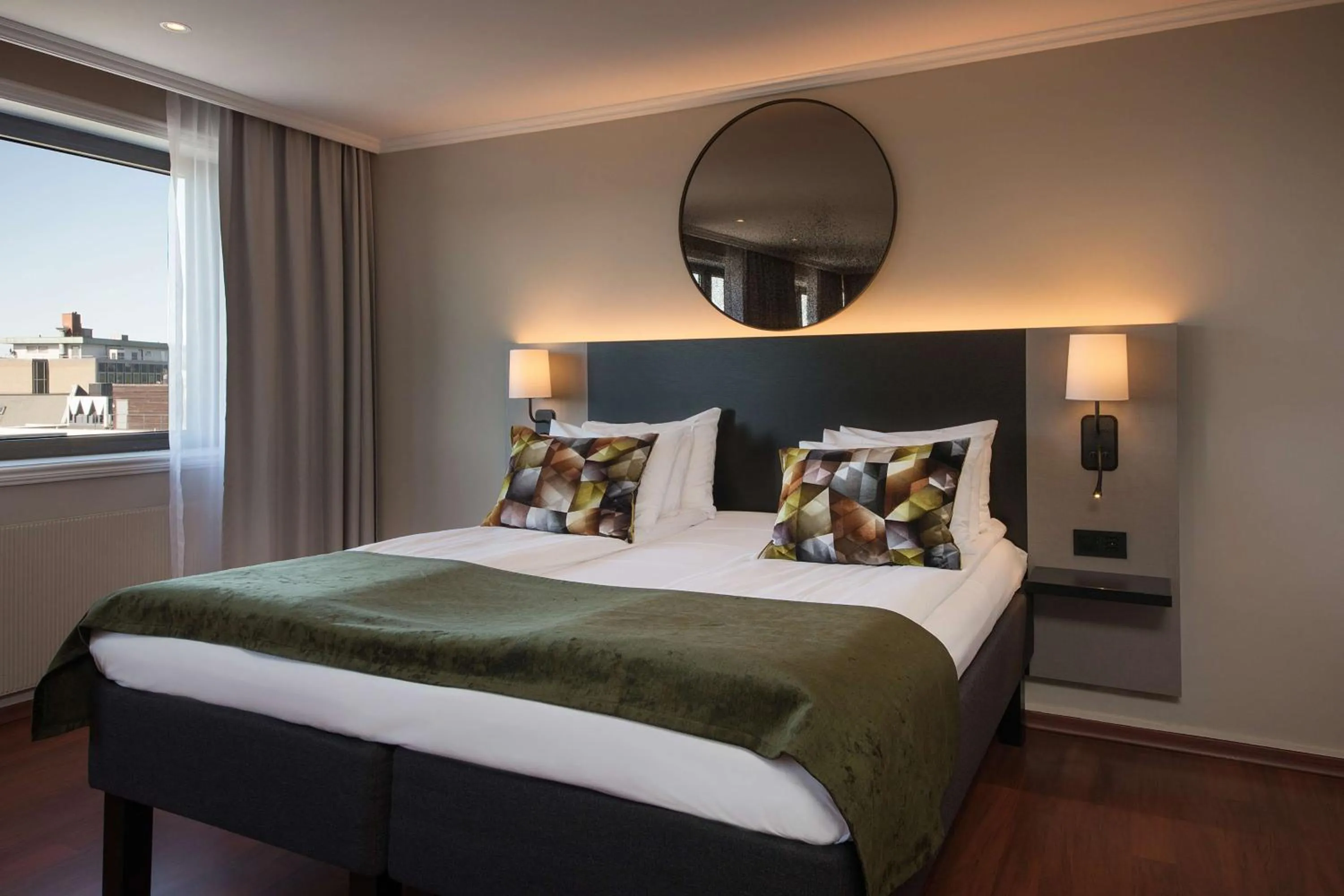 Bedroom, Bed in Scandic City