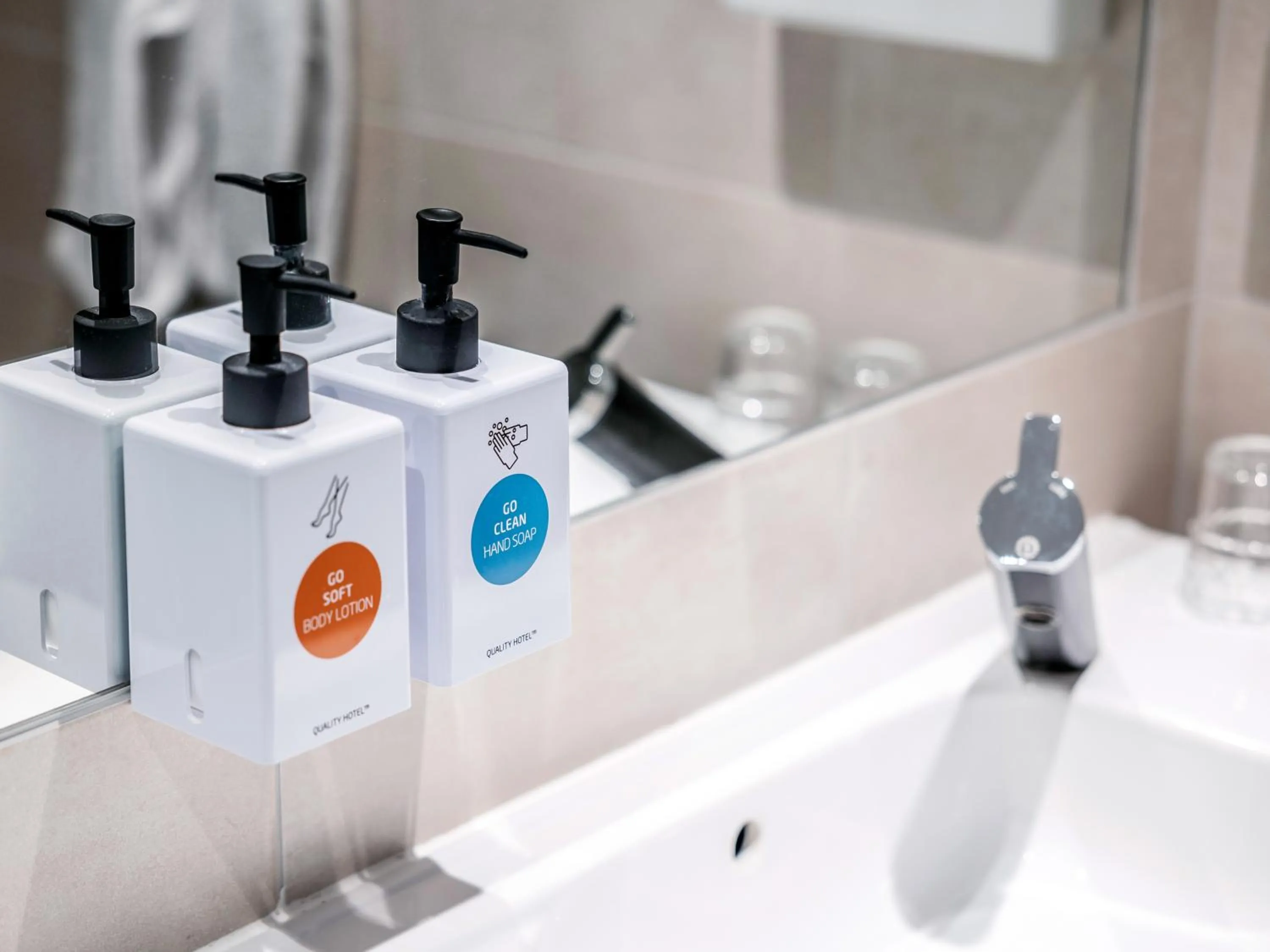 Bathroom in Quality Hotel Maritim