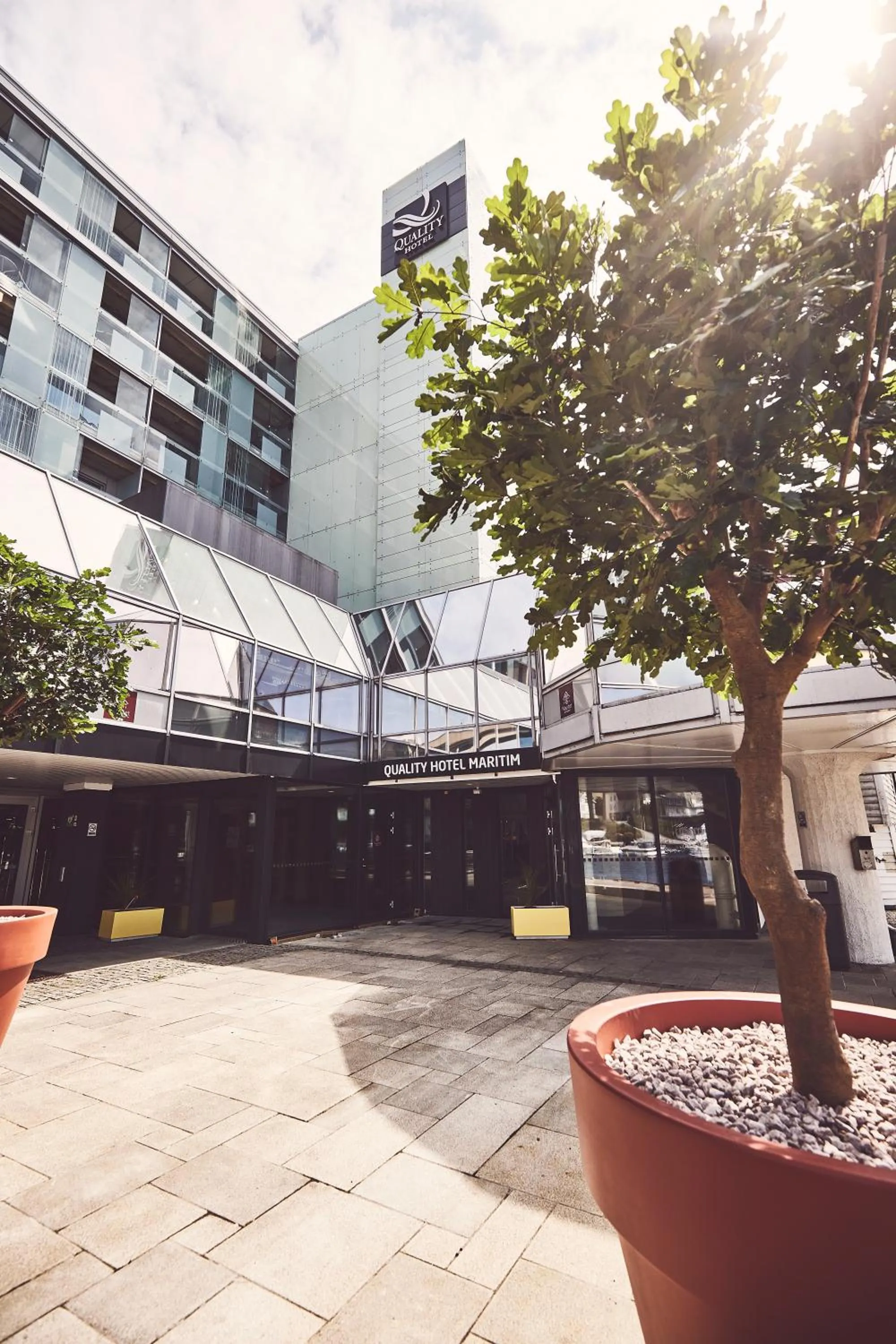 Facade/entrance in Quality Hotel Maritim