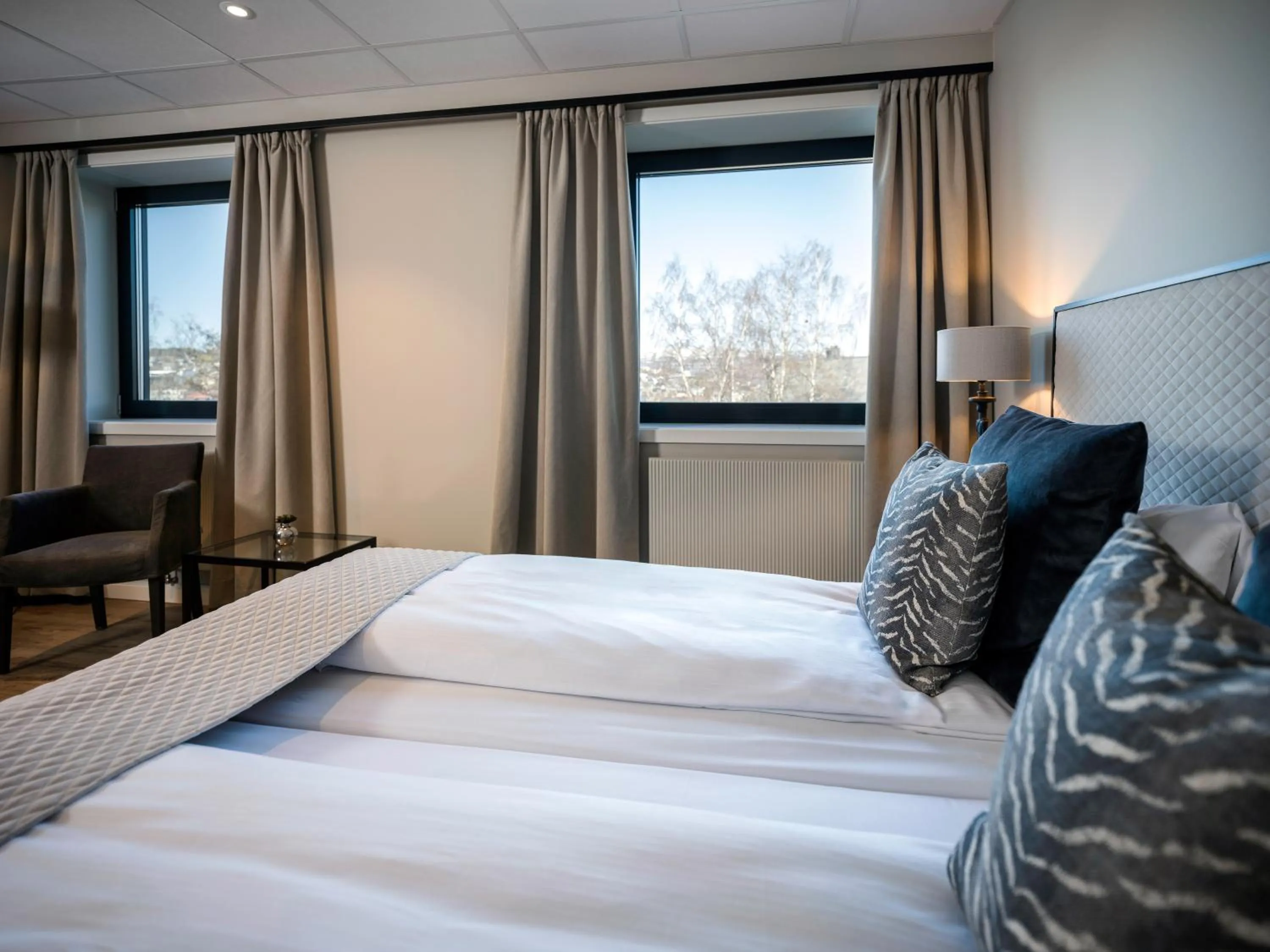 Bed in Quality Hotel Grand Royal