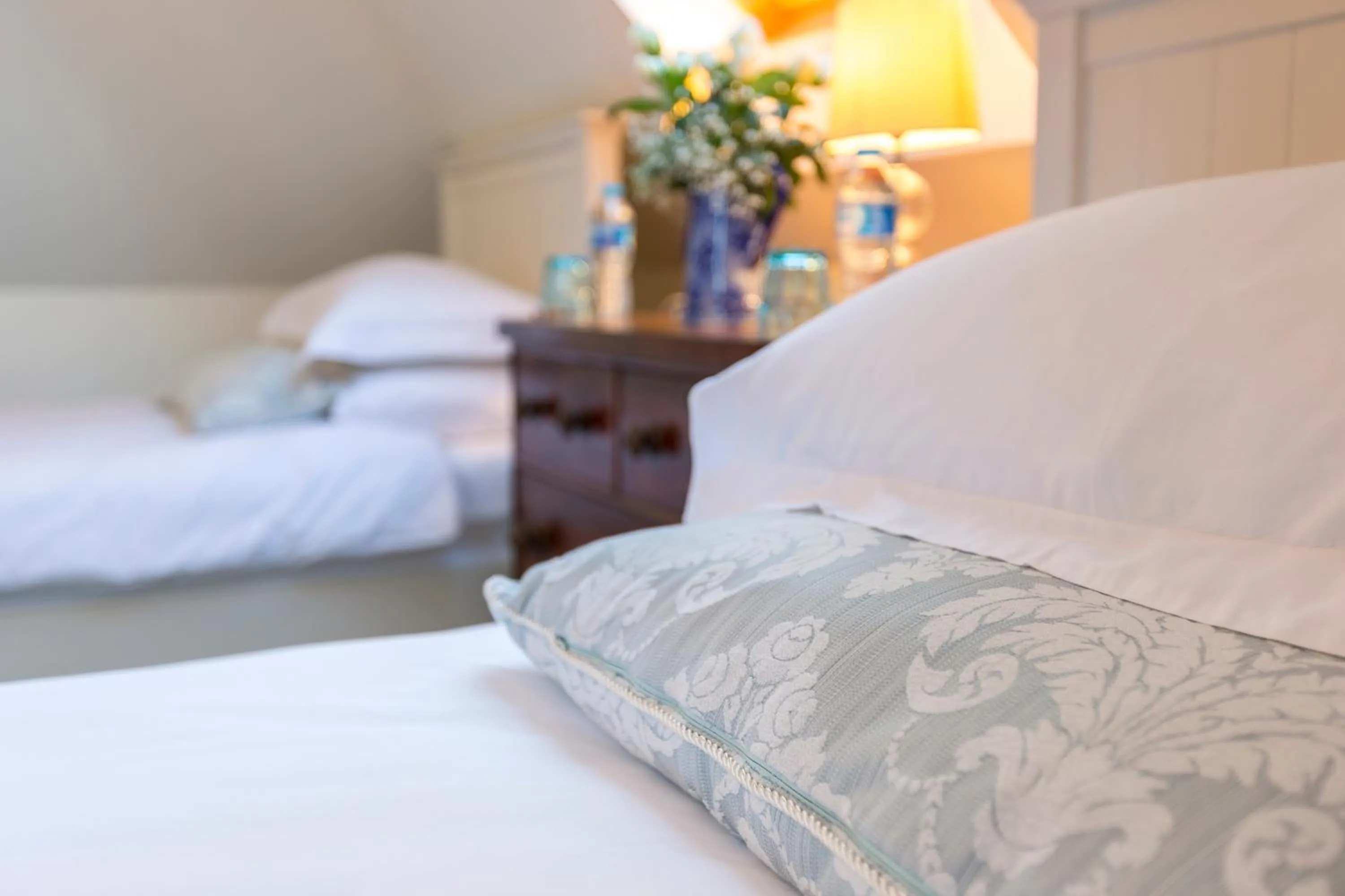 Bed in The Ruin Luxury B&B