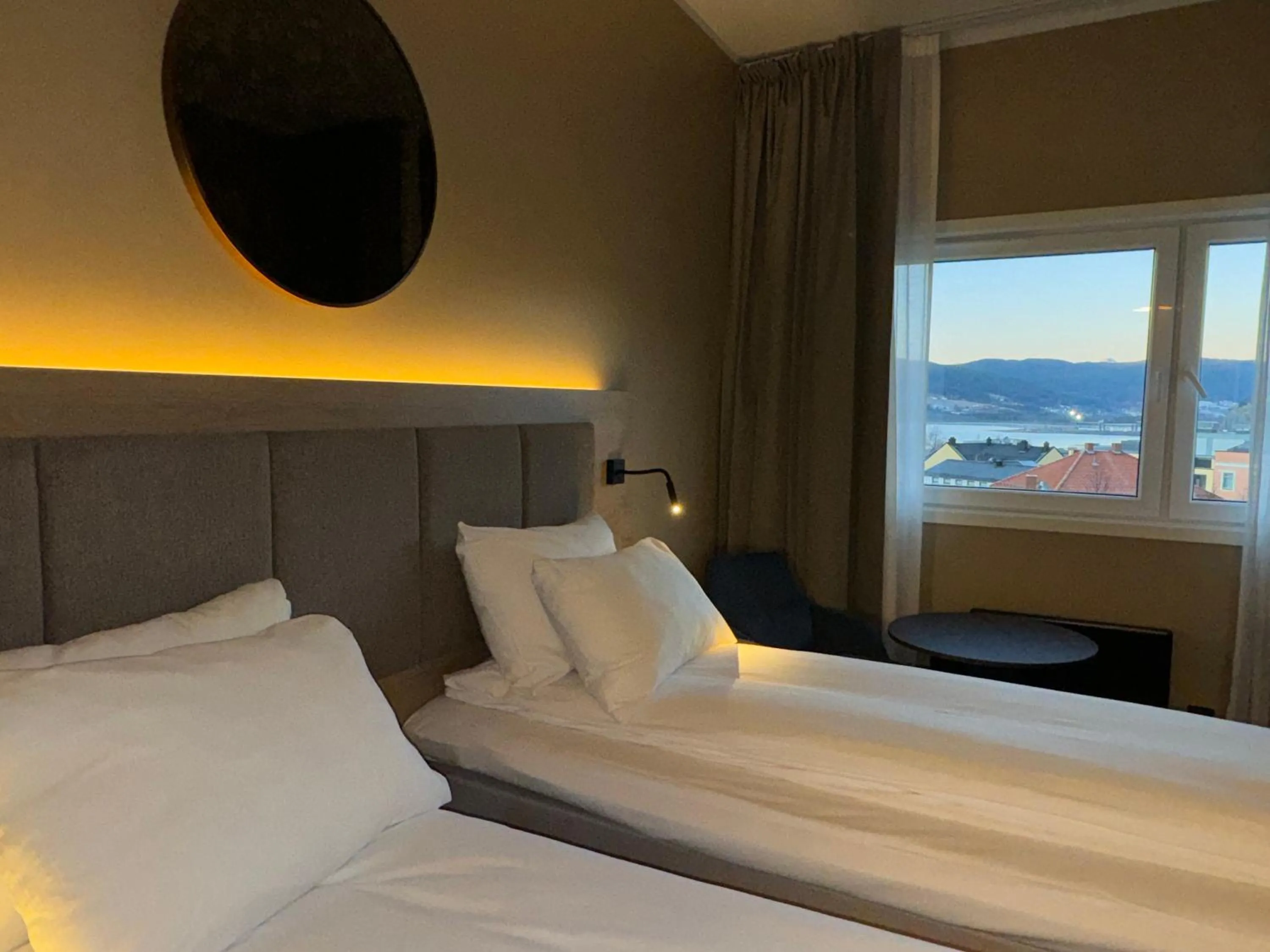 Bed in Notodden Hotel