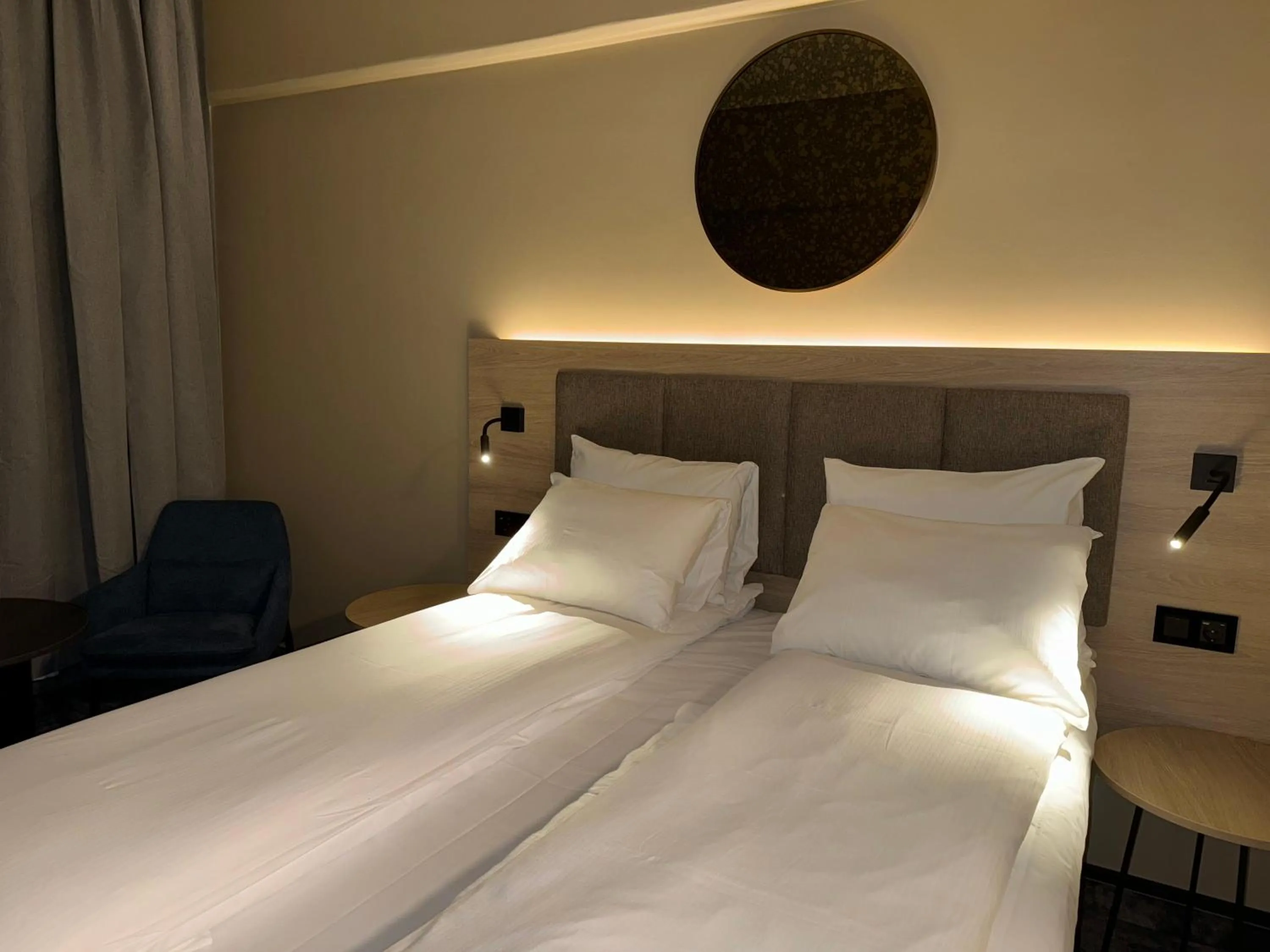 Bed in Notodden Hotel