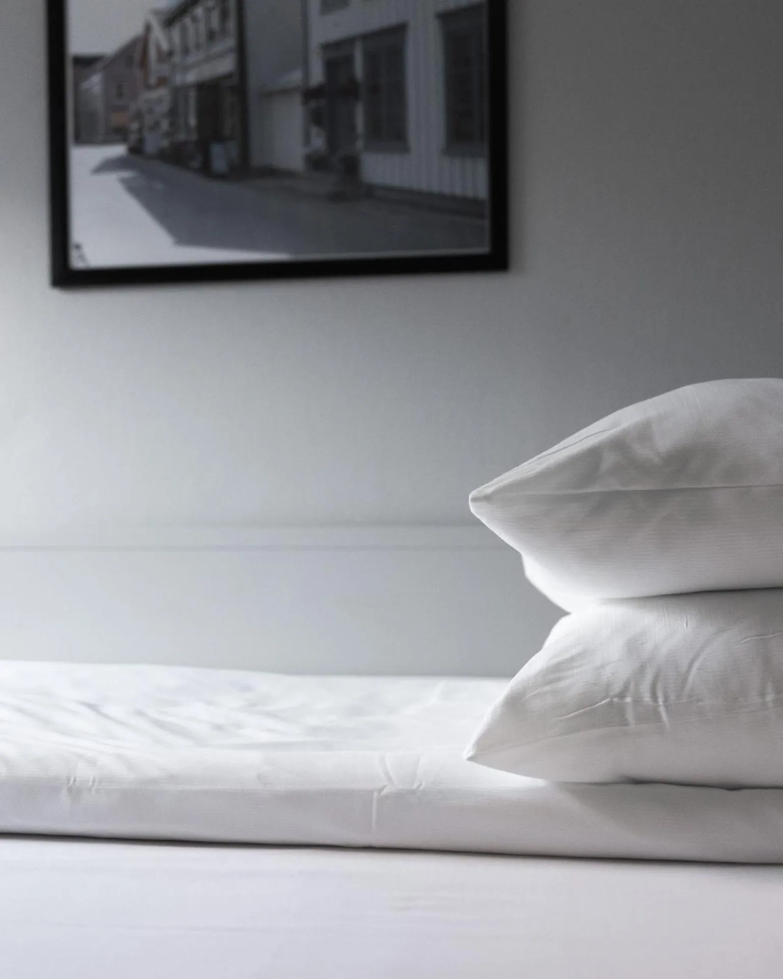 Bed in Frøken Skjolds Hotel Lyngengården