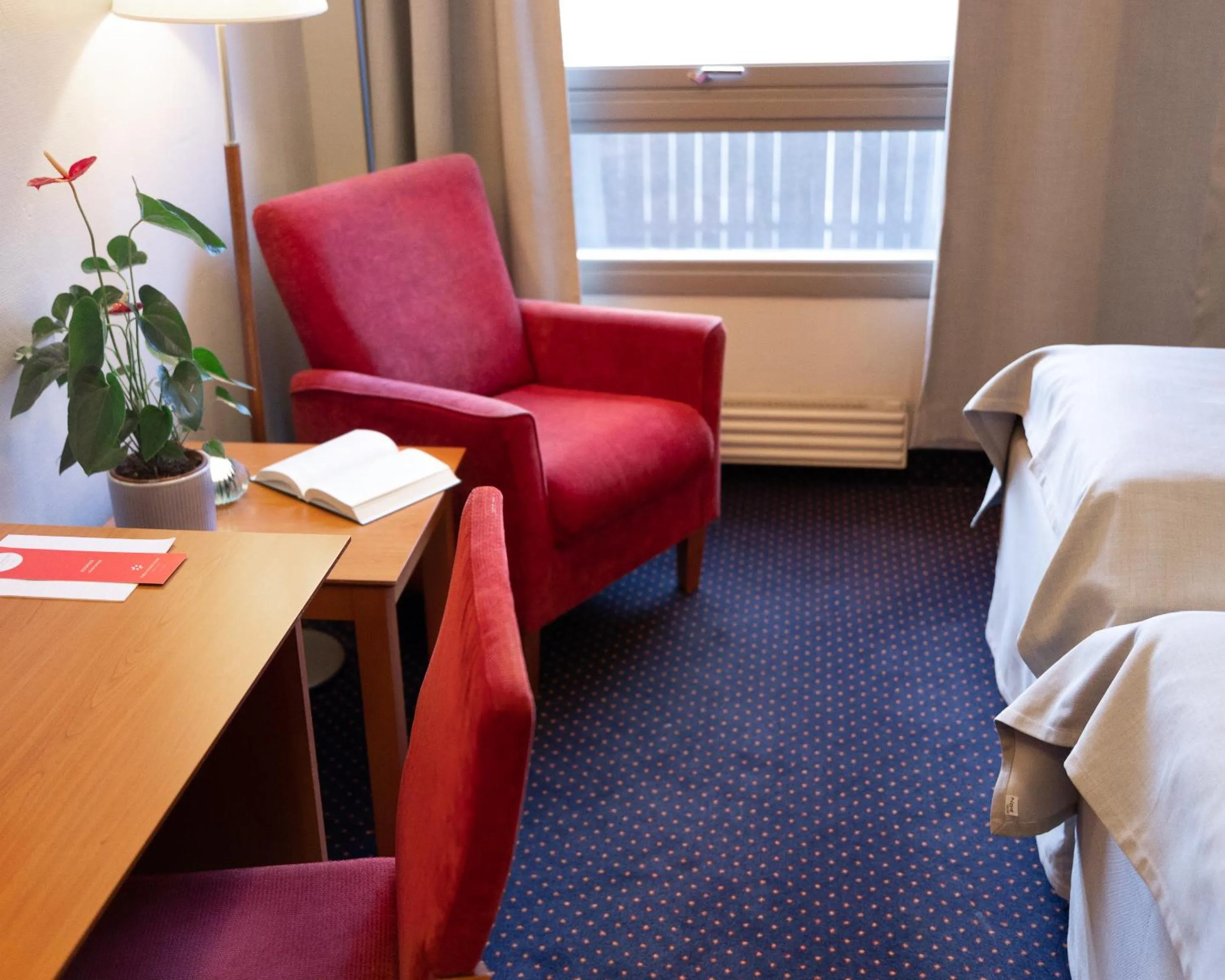 TV and multimedia, Bed in Frøken Skjolds Hotel Lyngengården