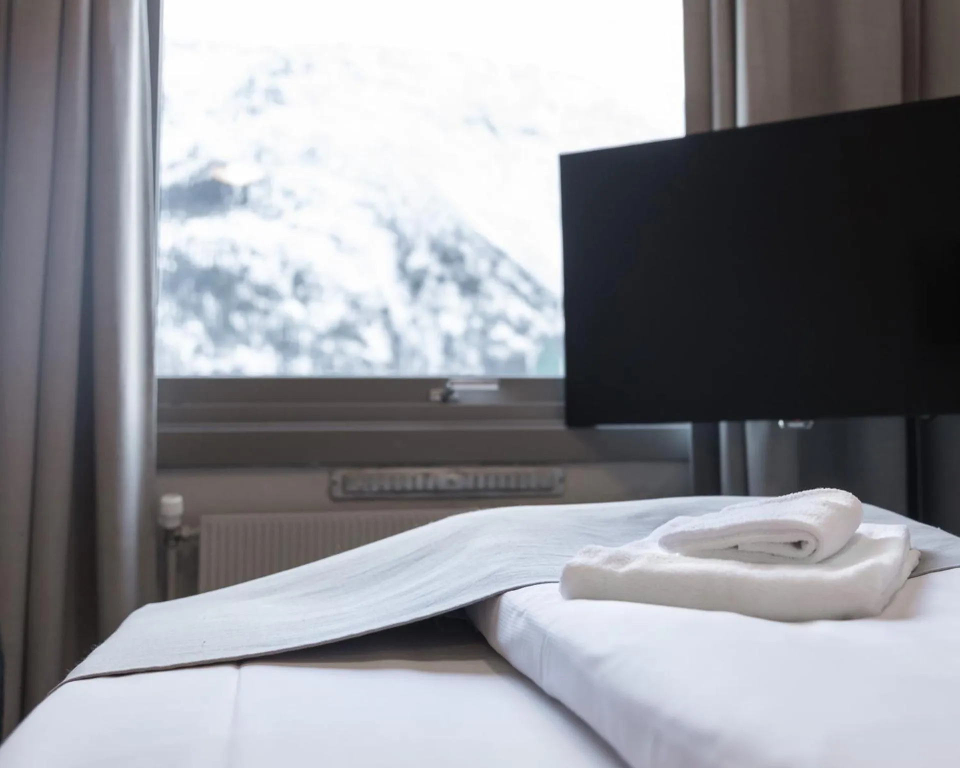 Bed in Frøken Skjolds Hotel Lyngengården
