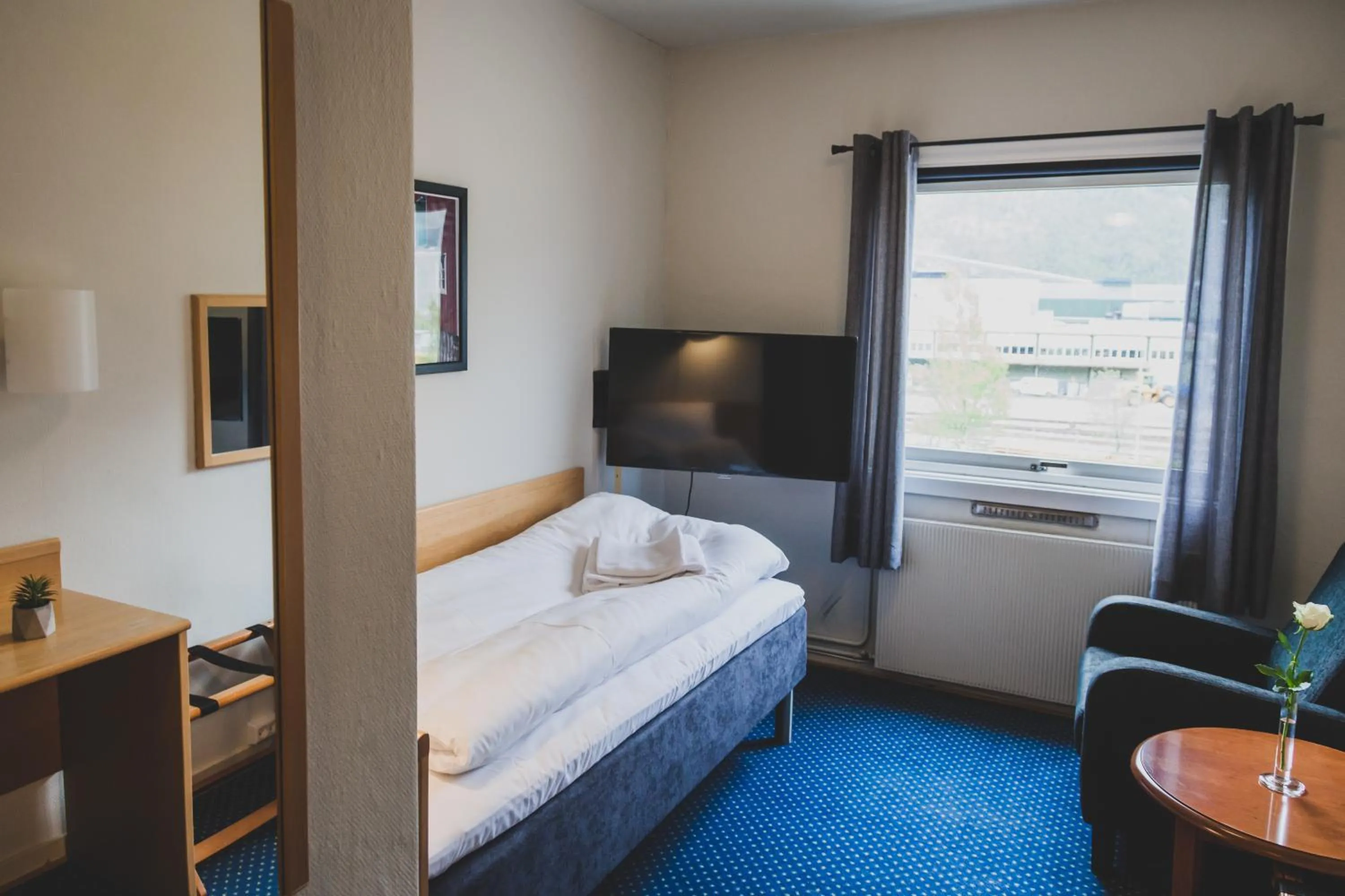 Bed in Frøken Skjolds Hotel Lyngengården