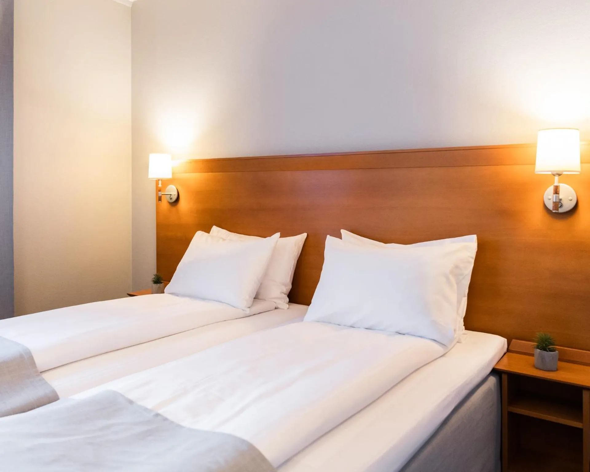 Bed in Frøken Skjolds Hotel Lyngengården