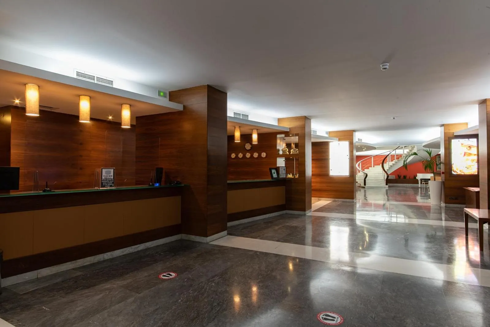 Lobby or reception in The Preluna Hotel