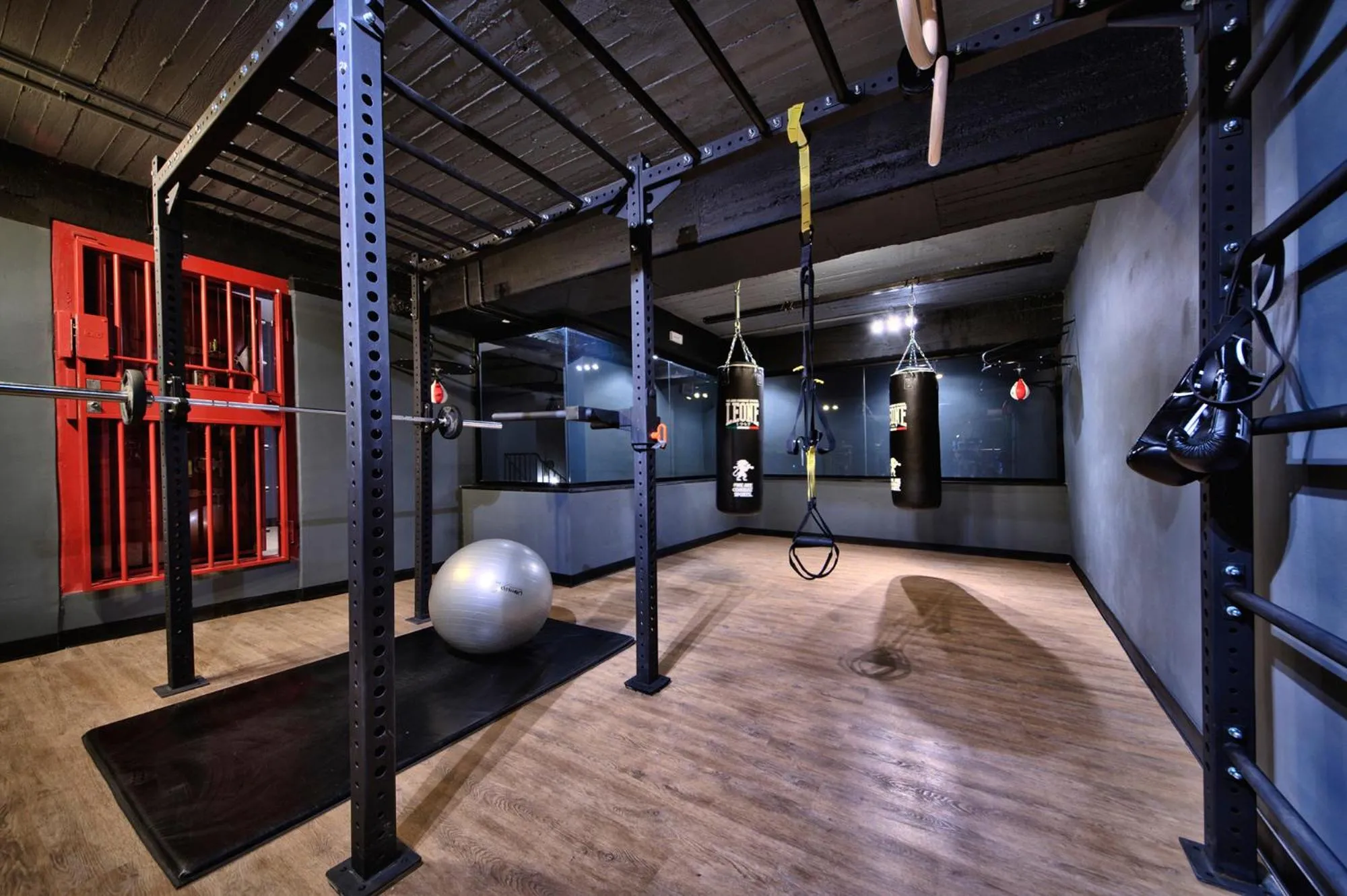 Fitness centre/facilities in The Preluna Hotel