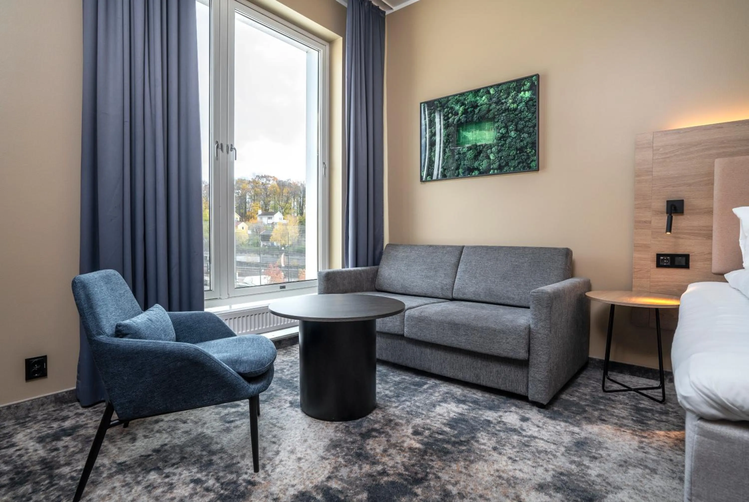 Seating area in Thon Partner Hotel Ullevaal Stadion