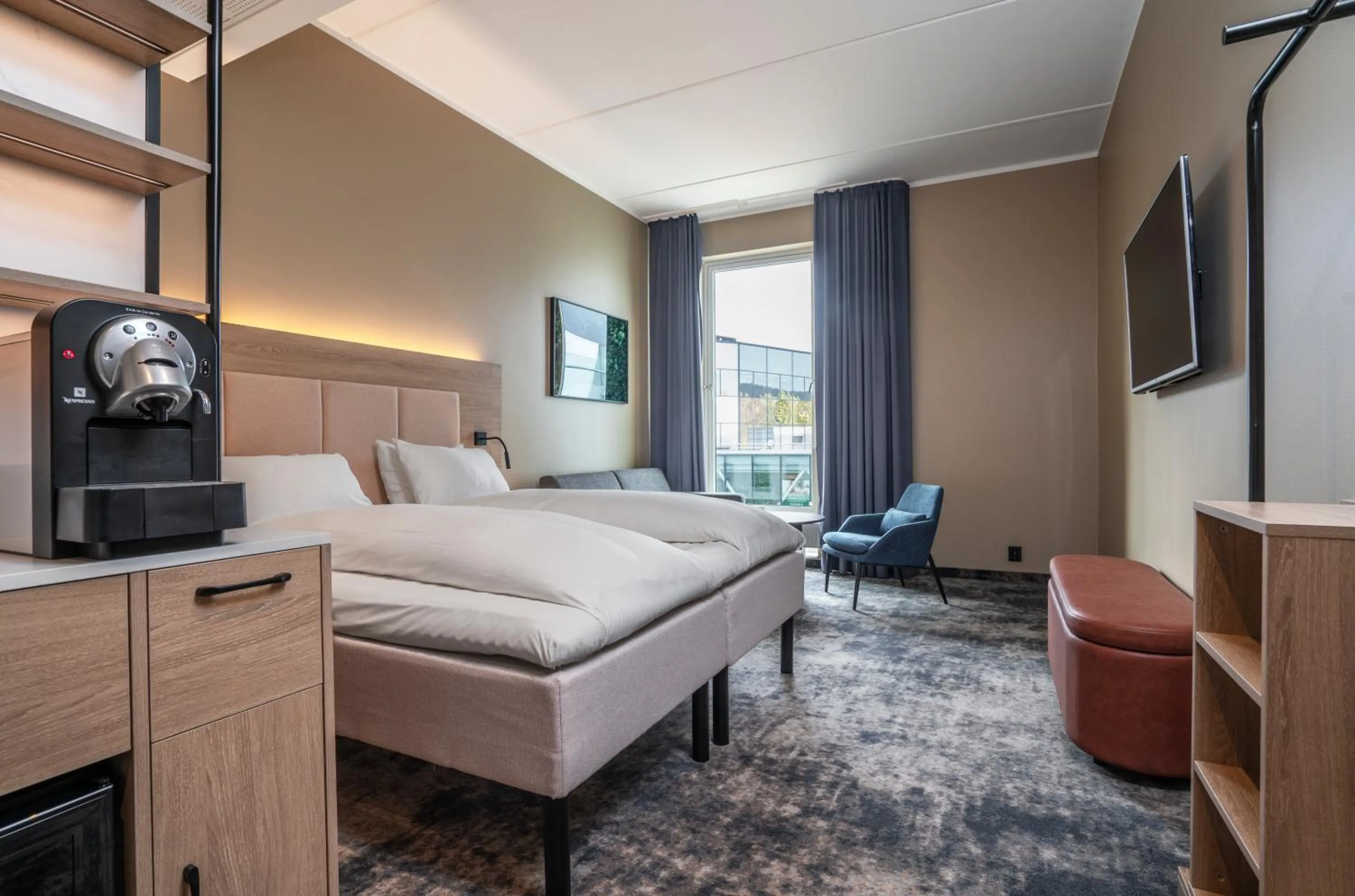 Bed in Thon Partner Hotel Ullevaal Stadion