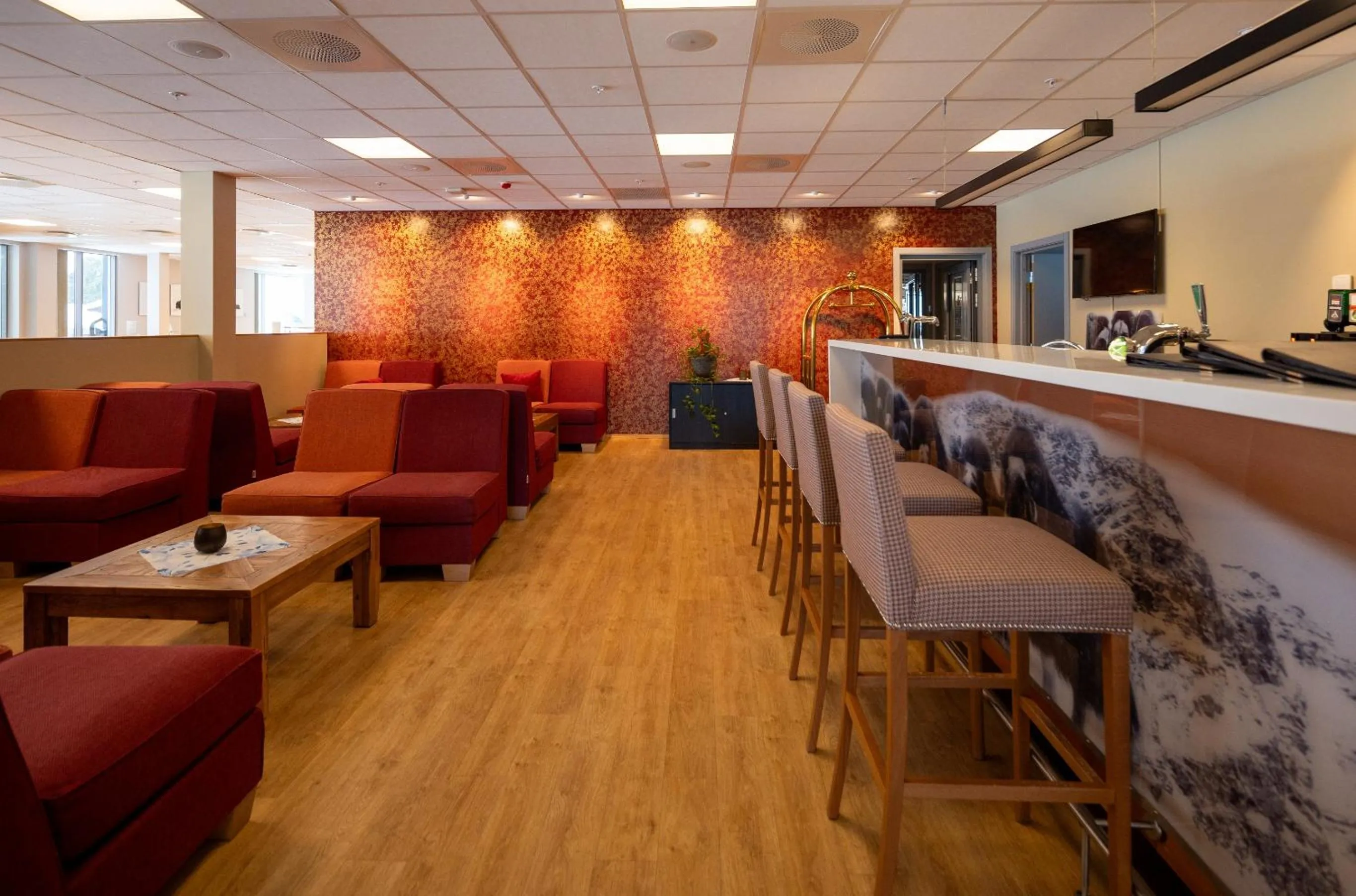 Lounge or bar in Dombås Hotel