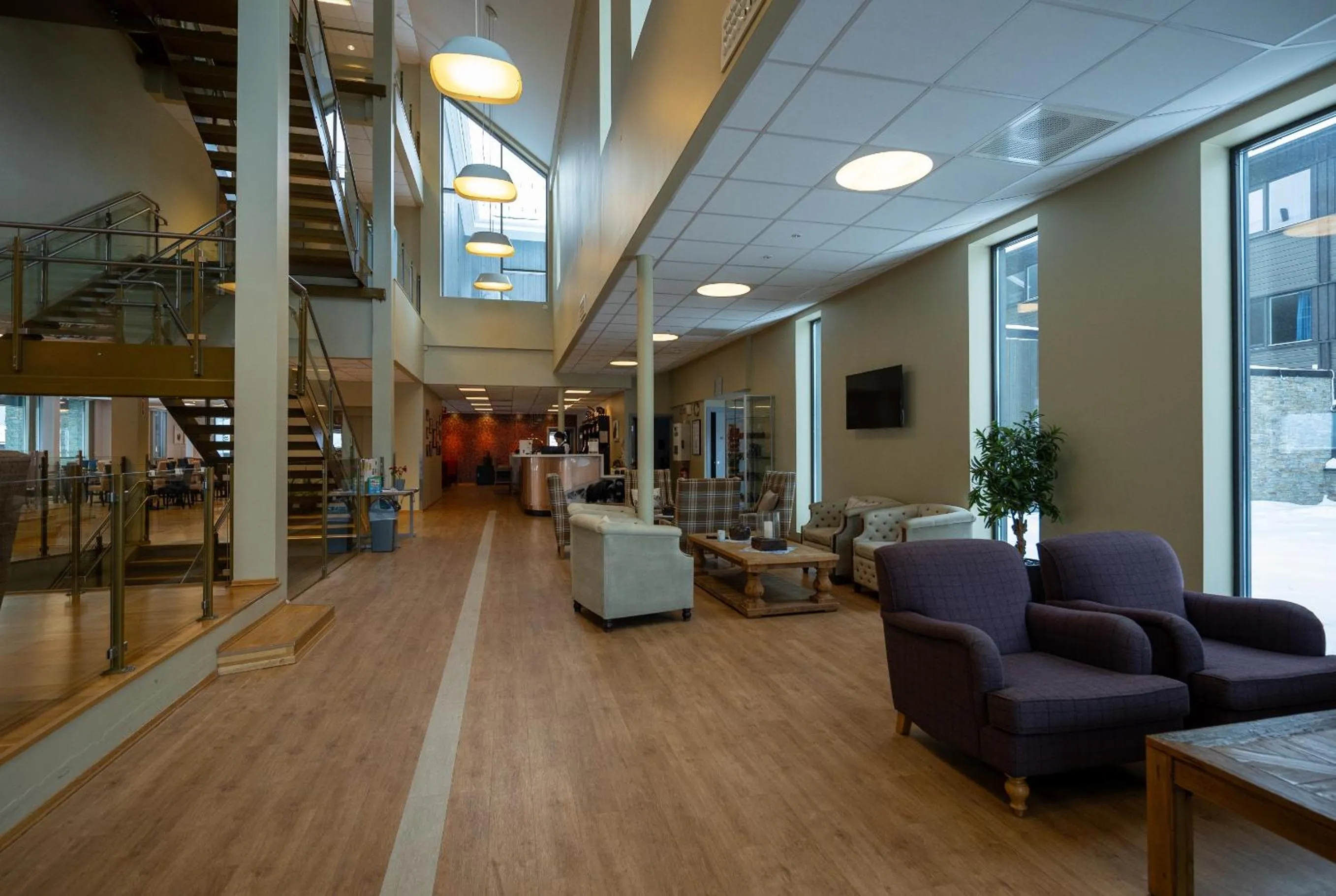 Lobby or reception in Dombås Hotel