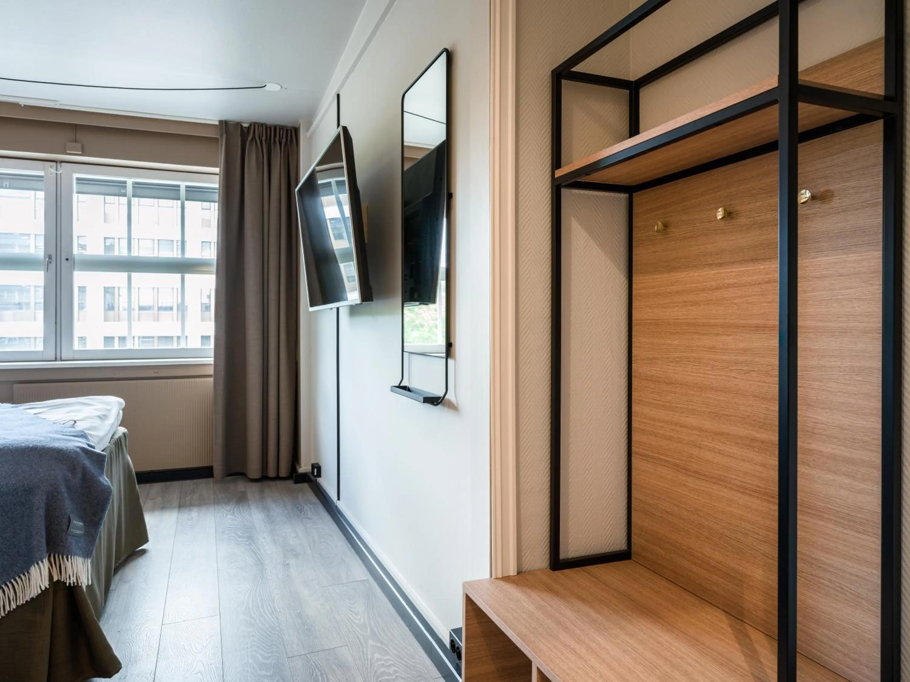 Bed in Quality Hotel Strand Gjøvik