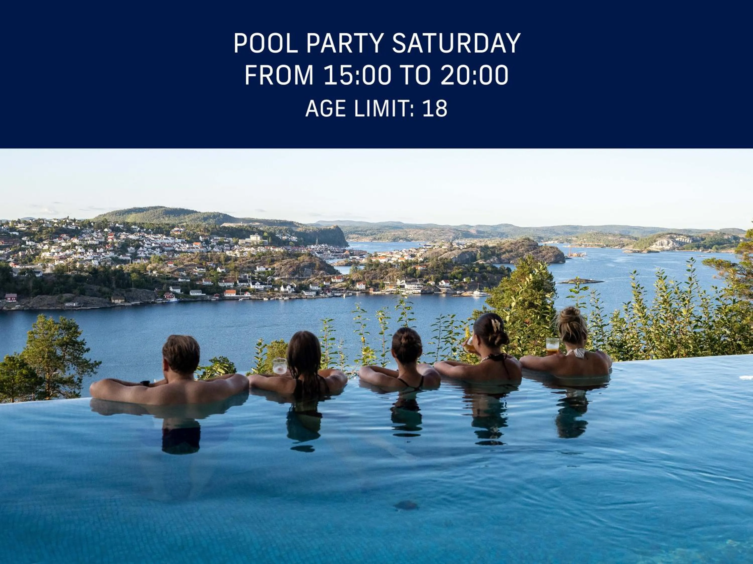 Swimming pool in Kragerø Resort