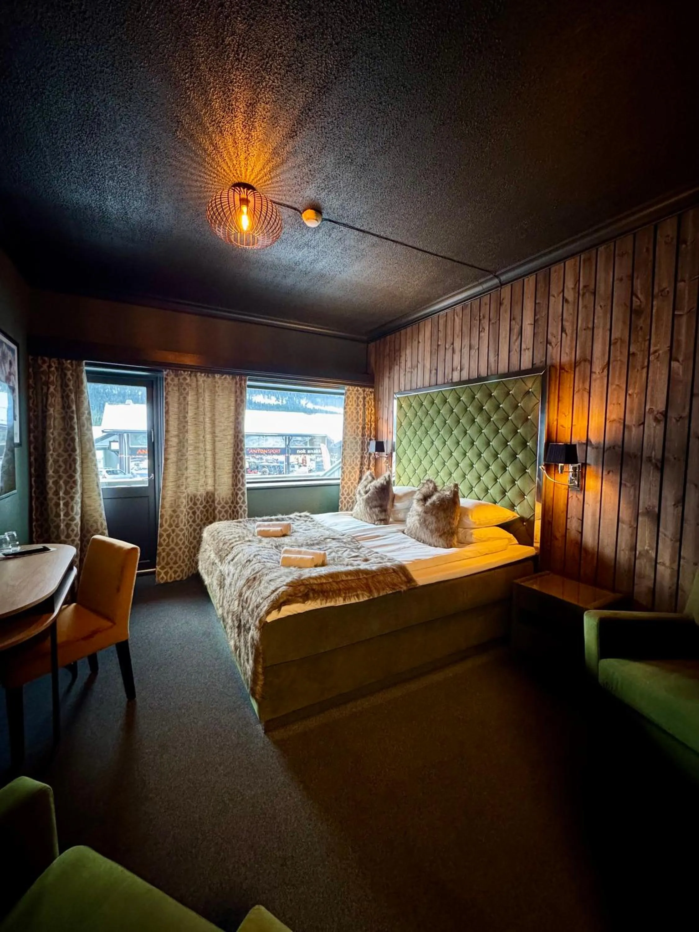 Bedroom, Bed in Skogstad Hotel - Unike Hoteller