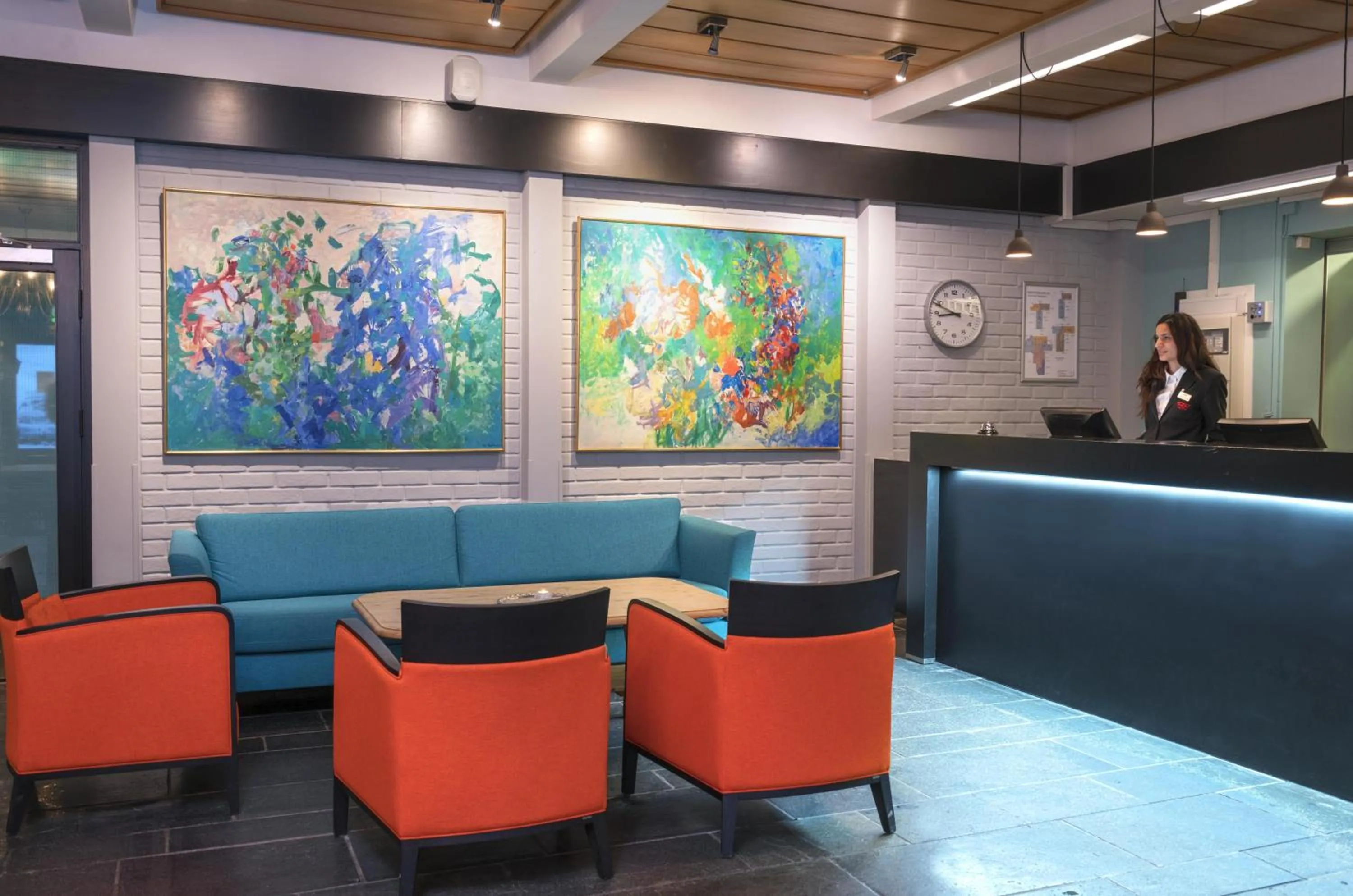 Lobby or reception in Thon Hotel Skeikampen