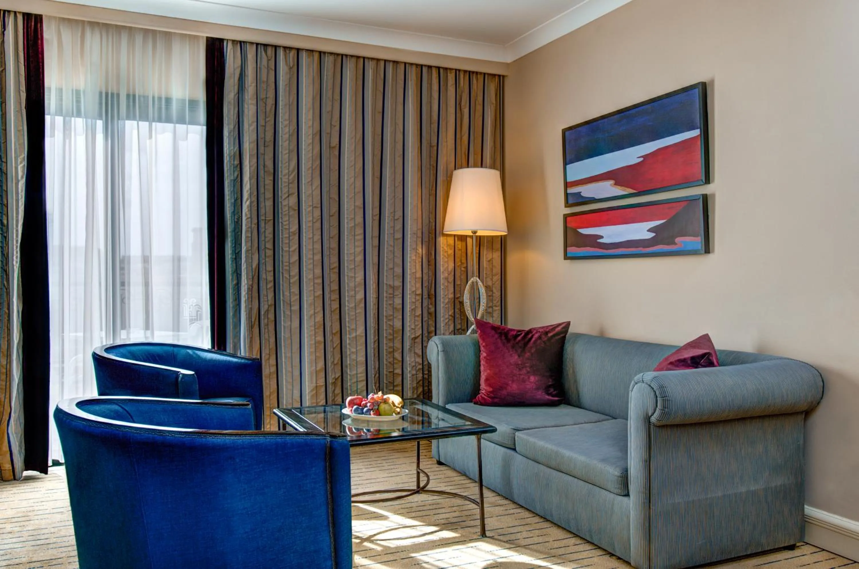 Seating area in Corinthia St George's Bay