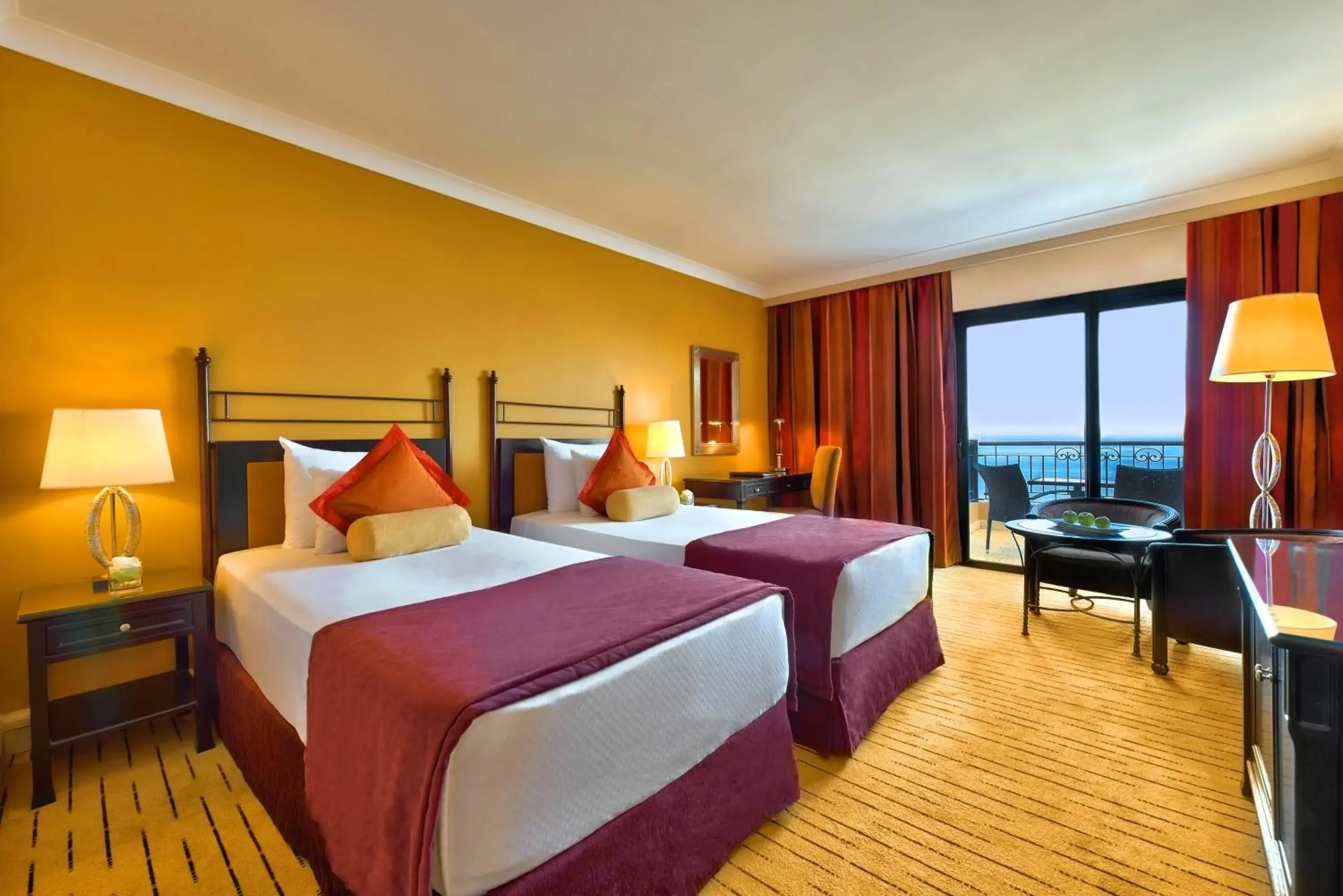 Deluxe Triple Room with Sea View in Corinthia St George's Bay Deluxe Triple Room with Sea View in Corinthia St George's Bay