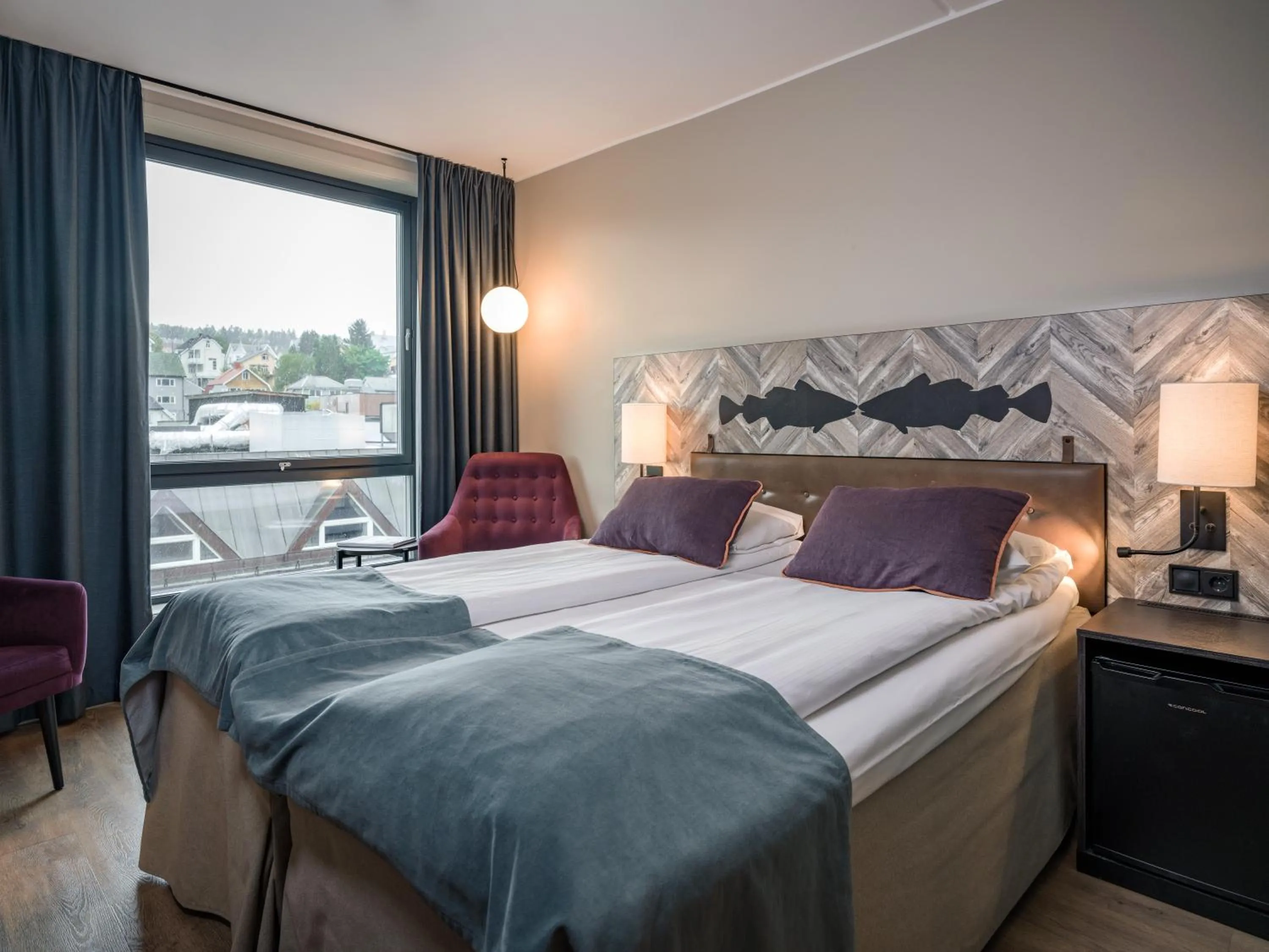 Photo of the whole room, Bed in Quality Hotel Grand Tromsø
