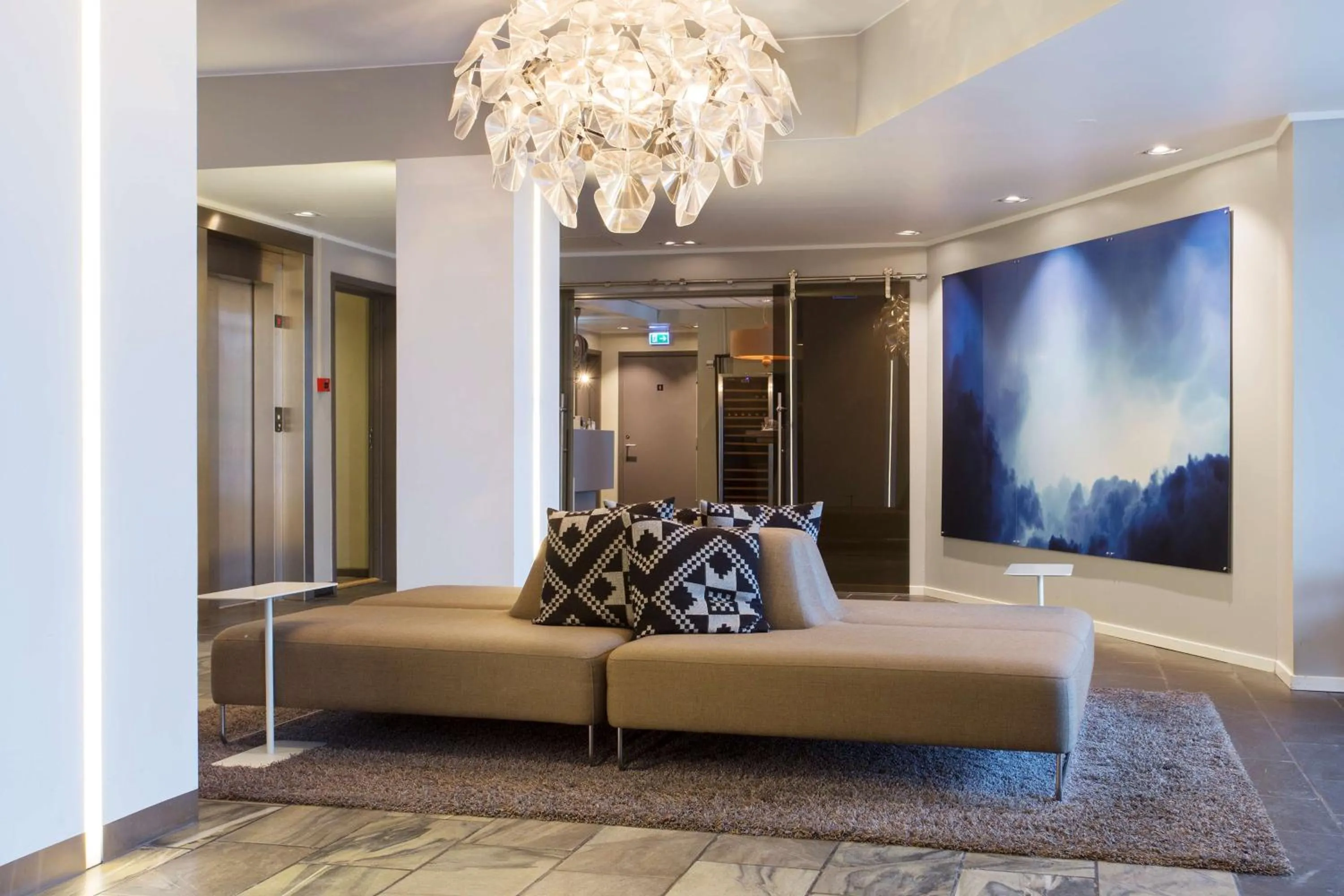 Lobby or reception in Scandic Harstad