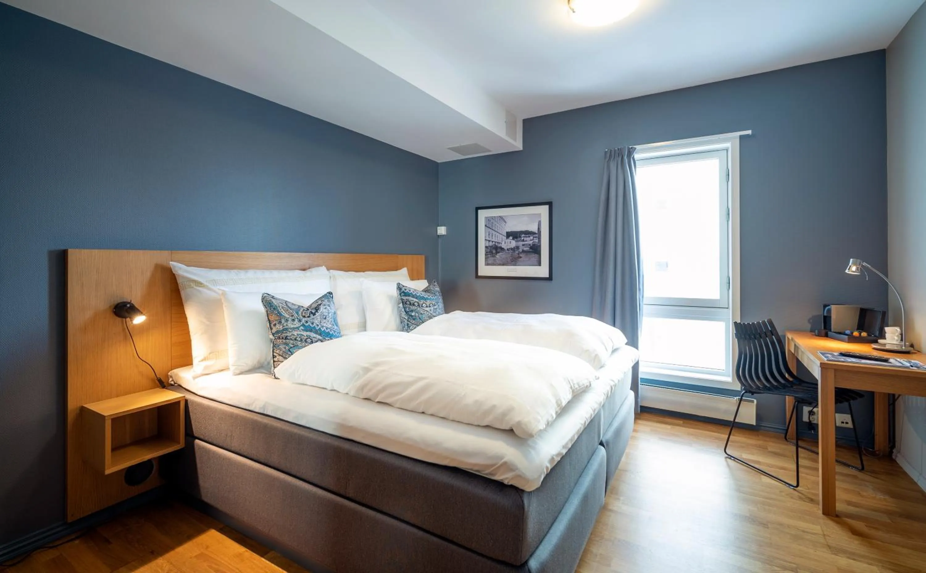 Bed in Molde Fjordhotell - by Classic Norway Hotels