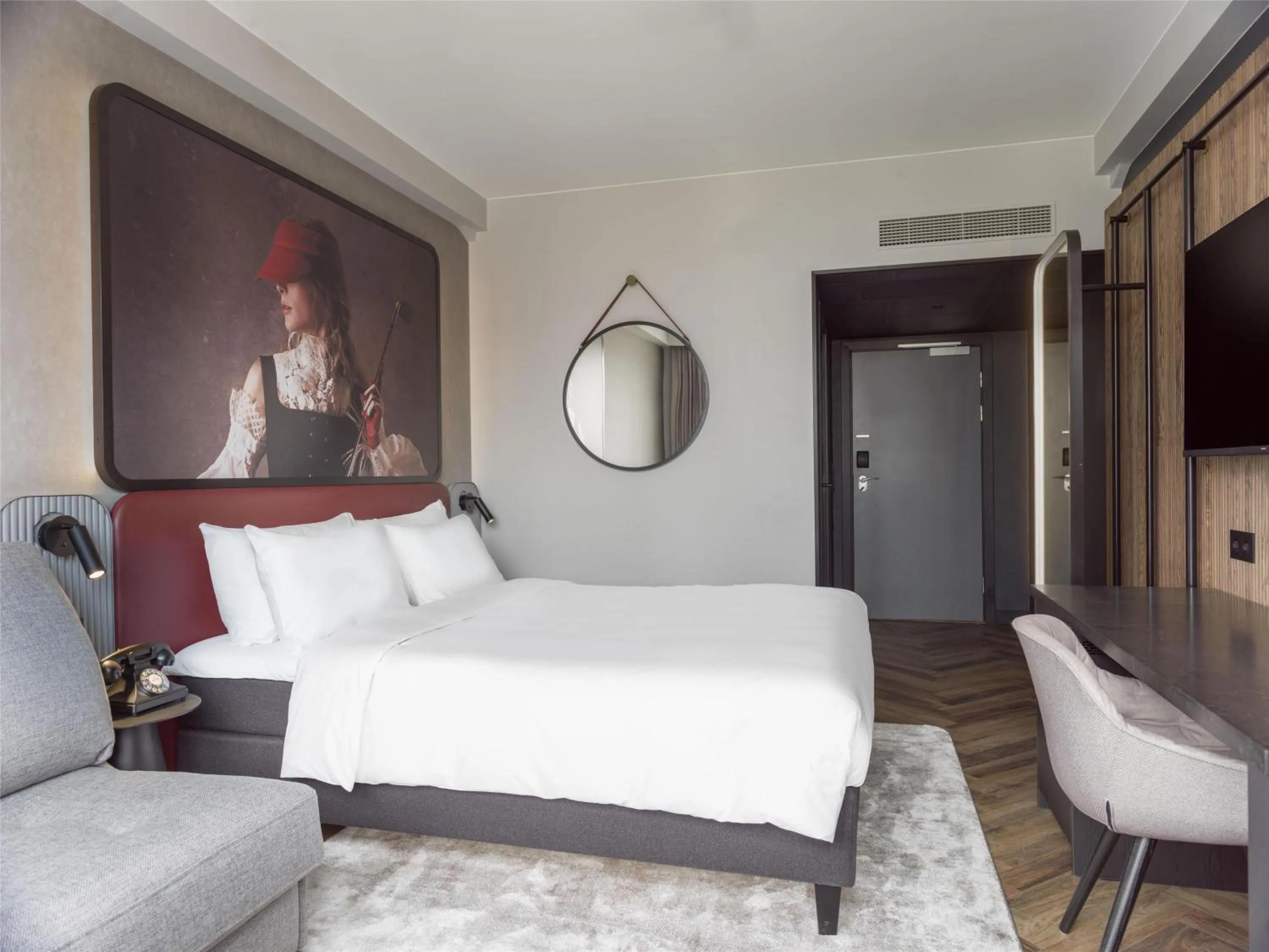 Bedroom, Bed in Radisson RED Oslo City Centre, A Verified Net Zero Hotel