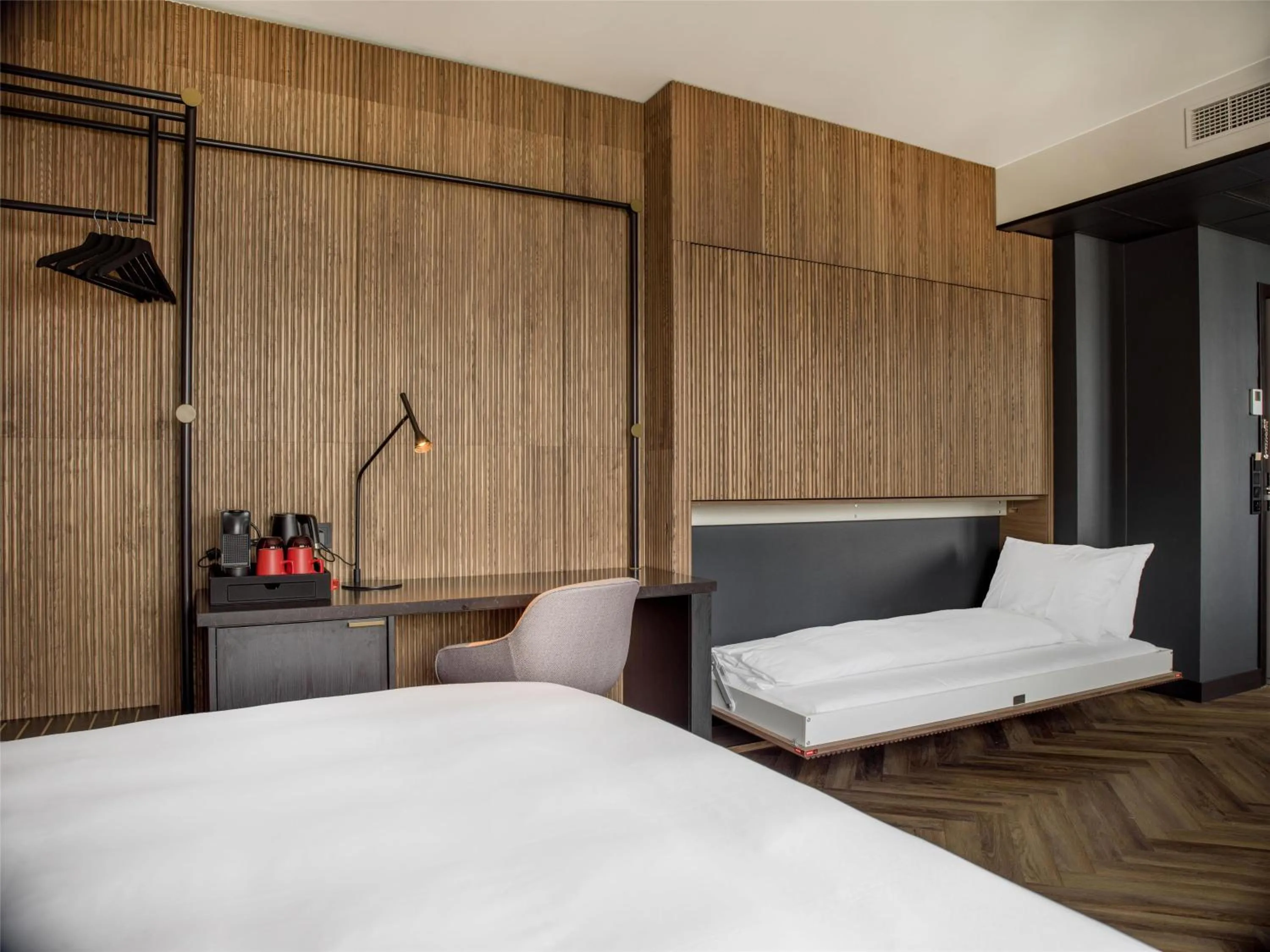 Bedroom, Bed in Radisson RED Oslo City Centre, A Verified Net Zero Hotel