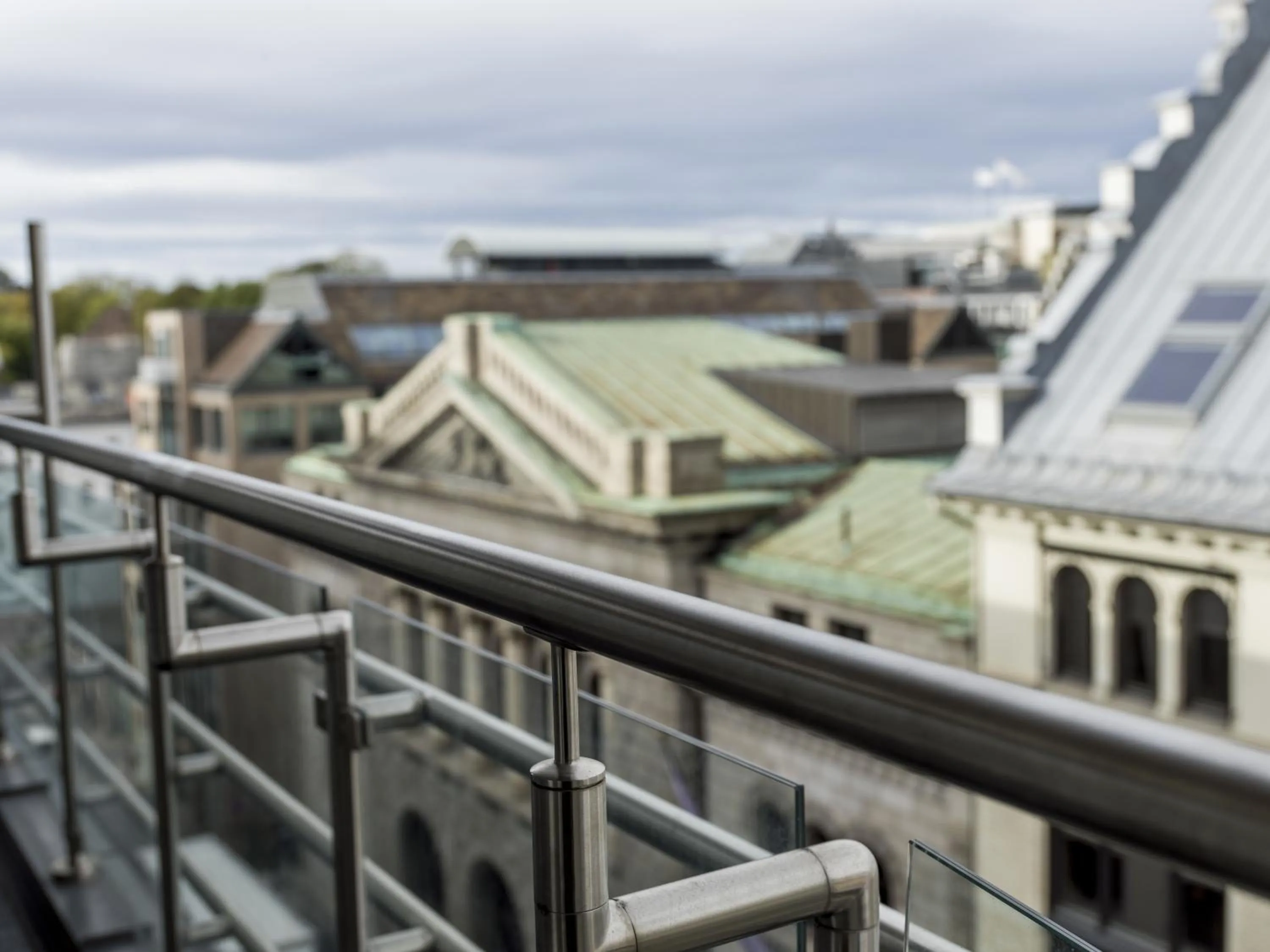 Balcony/Terrace in Radisson RED Oslo City Centre, A Verified Net Zero Hotel