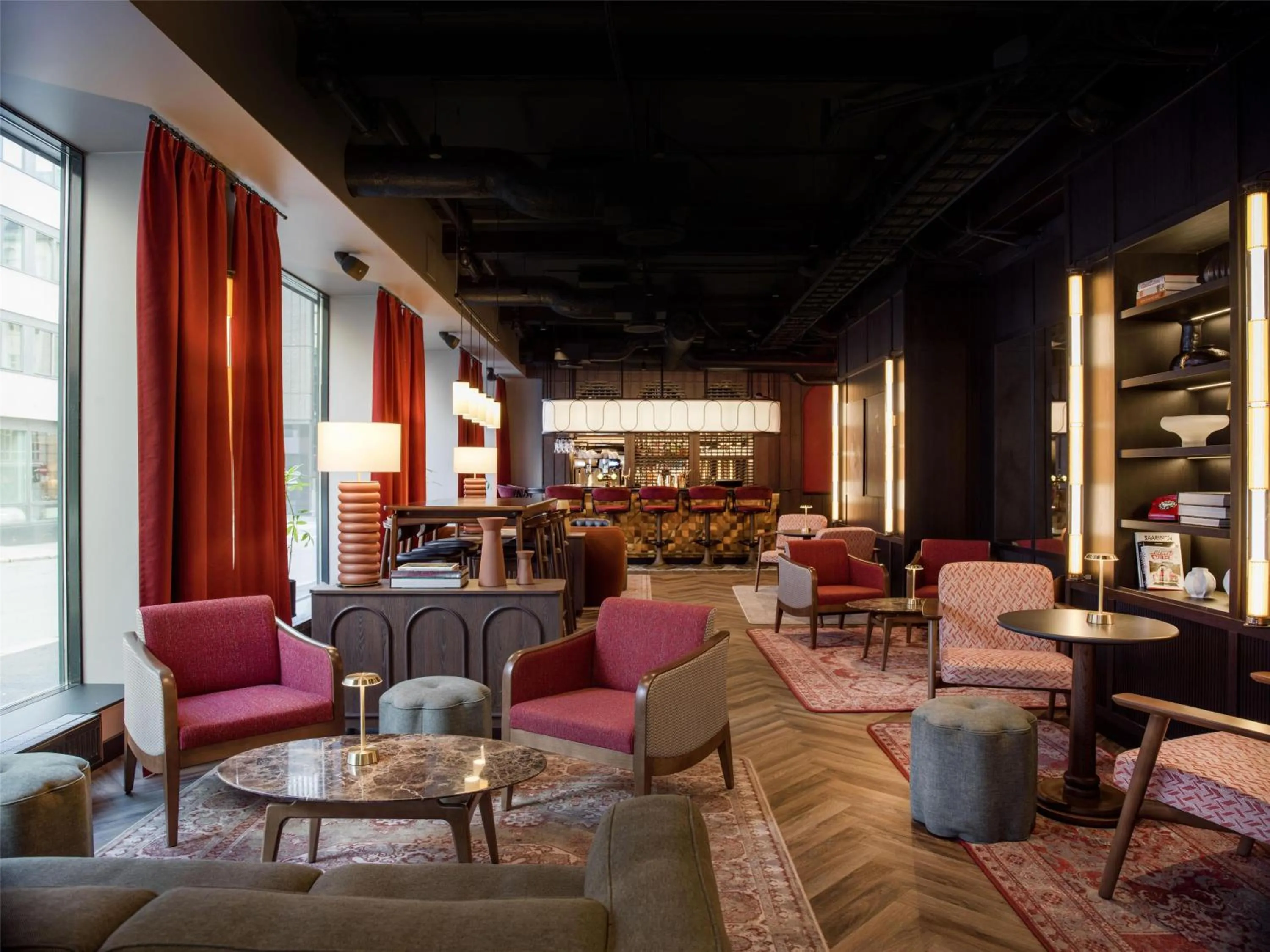 Lobby or reception in Radisson RED Oslo City Centre, A Verified Net Zero Hotel