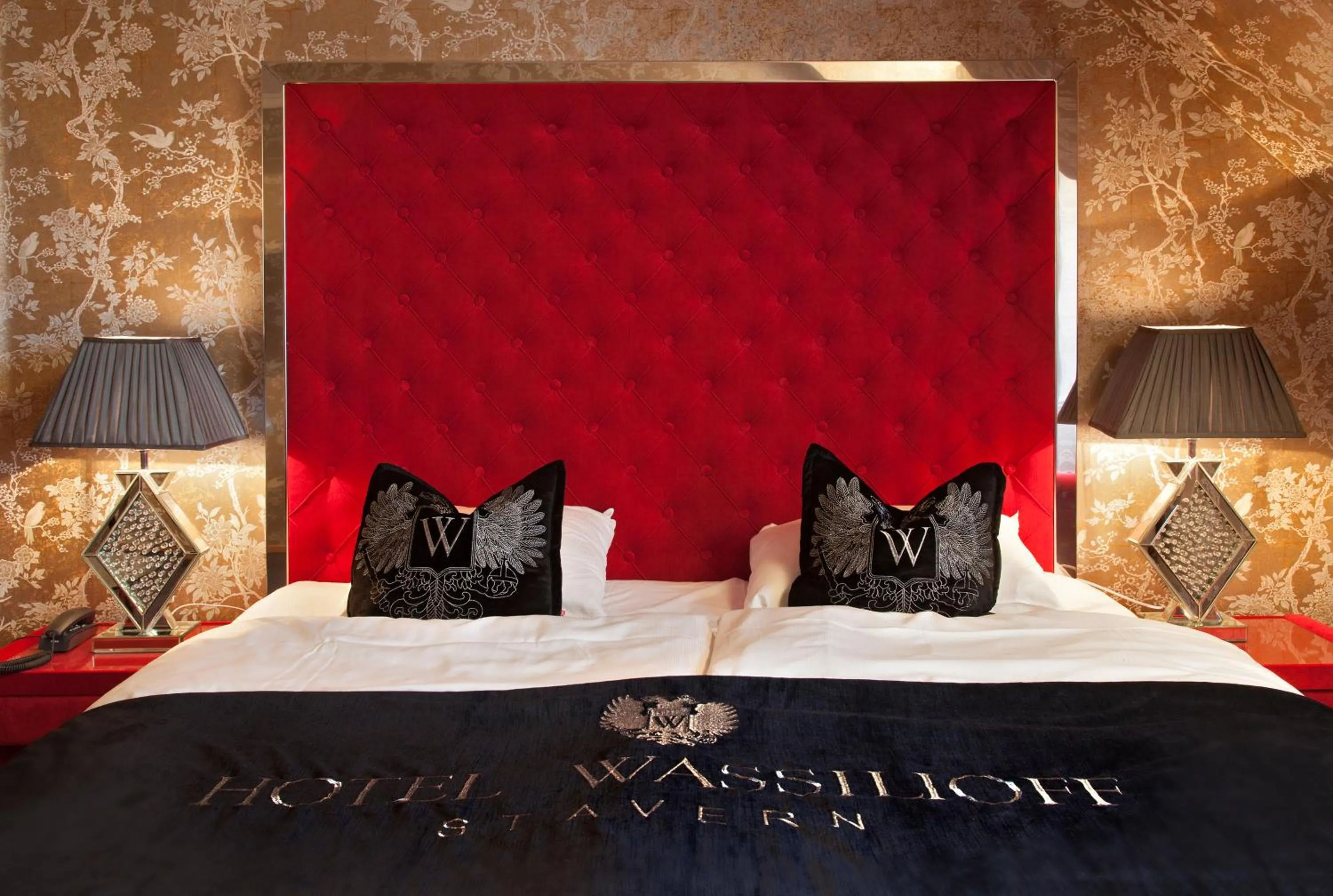 Bed in Hotel Wassilioff - Unike Hoteller