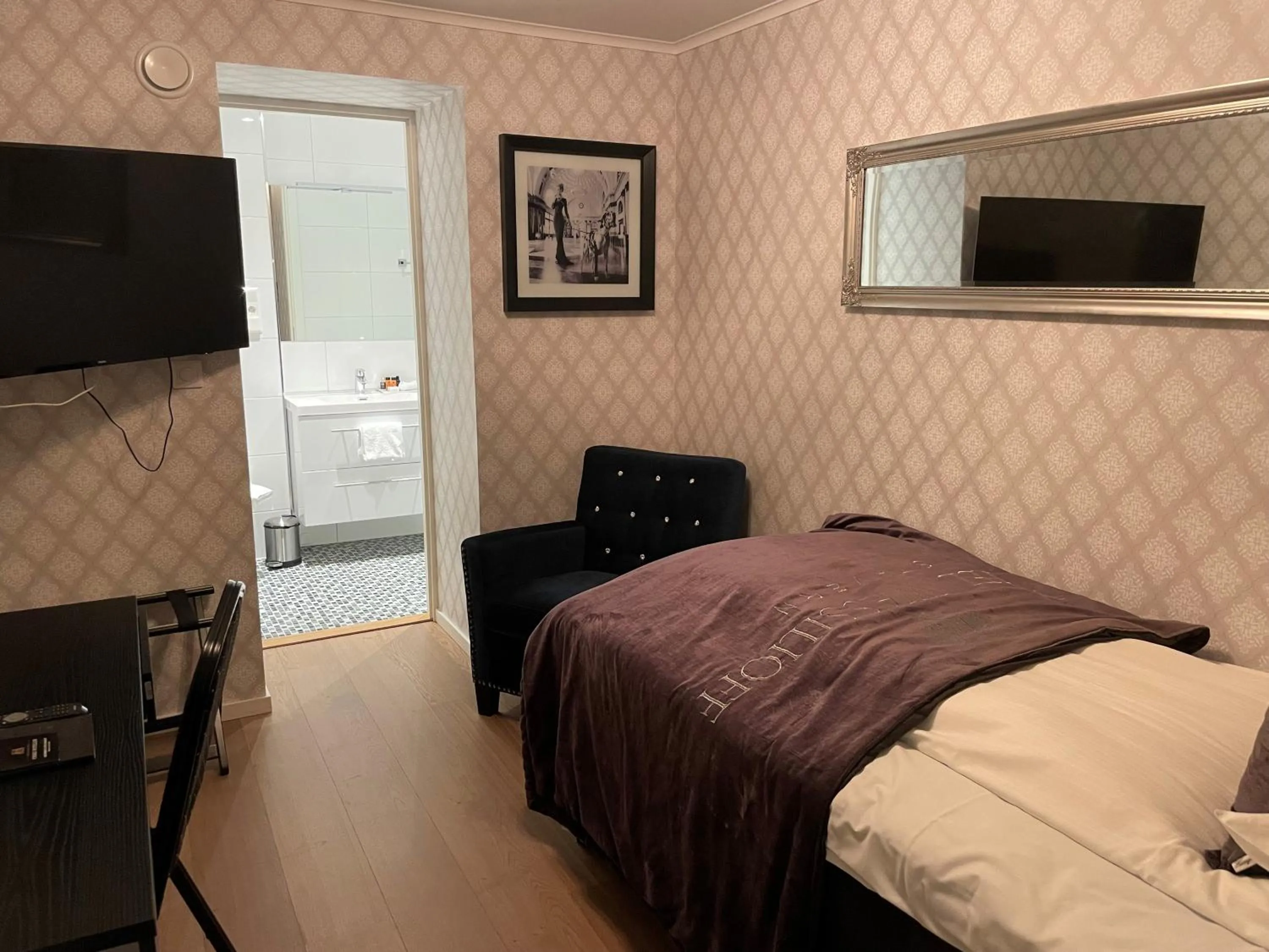 Bed in Hotel Wassilioff - Unike Hoteller