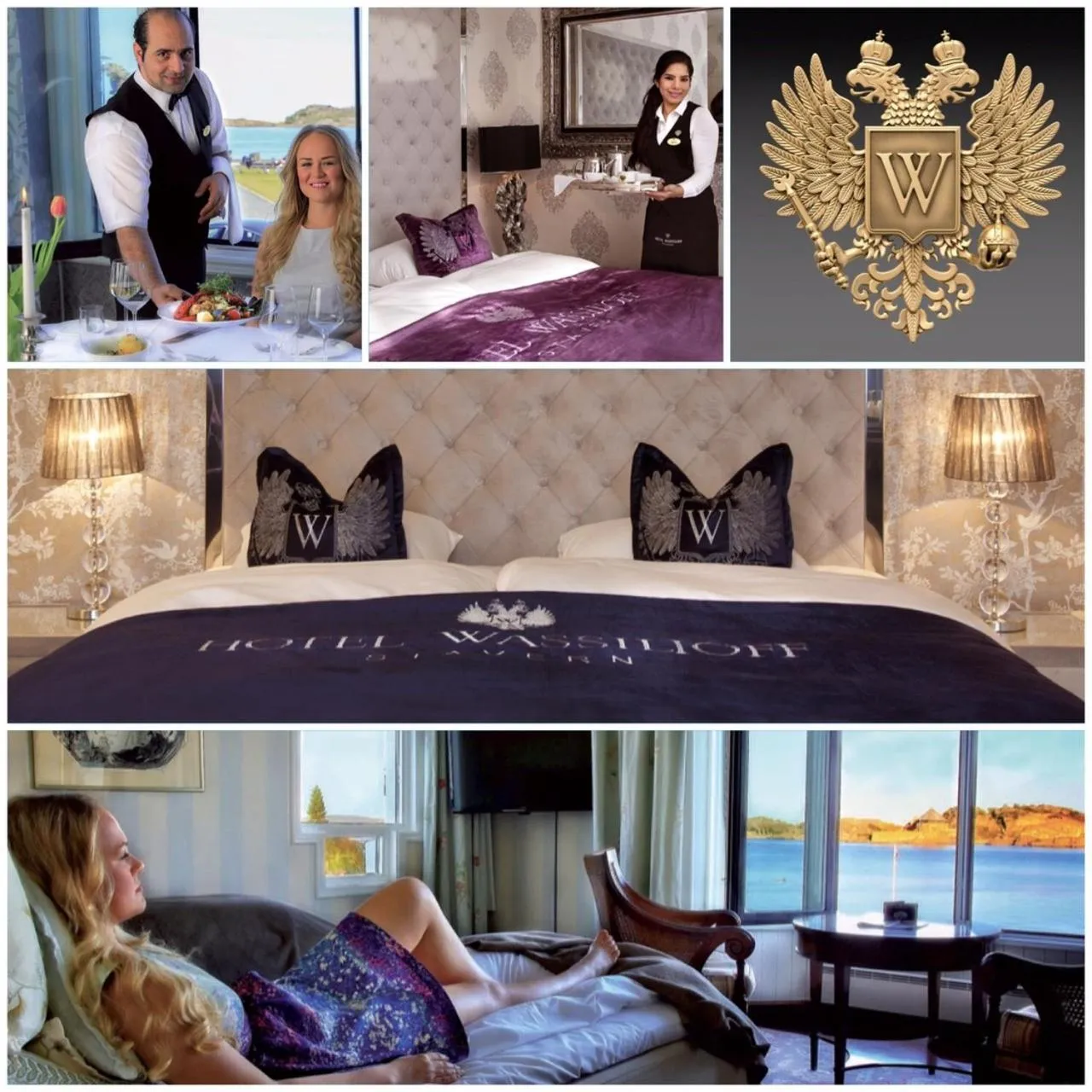 Property logo or sign, Bed in Hotel Wassilioff - Unike Hoteller