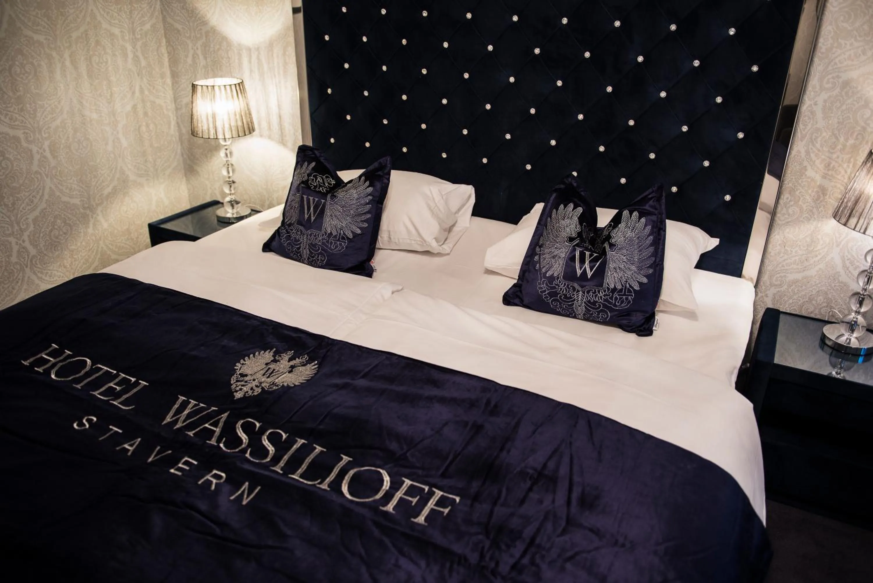 Bed in Hotel Wassilioff - Unike Hoteller
