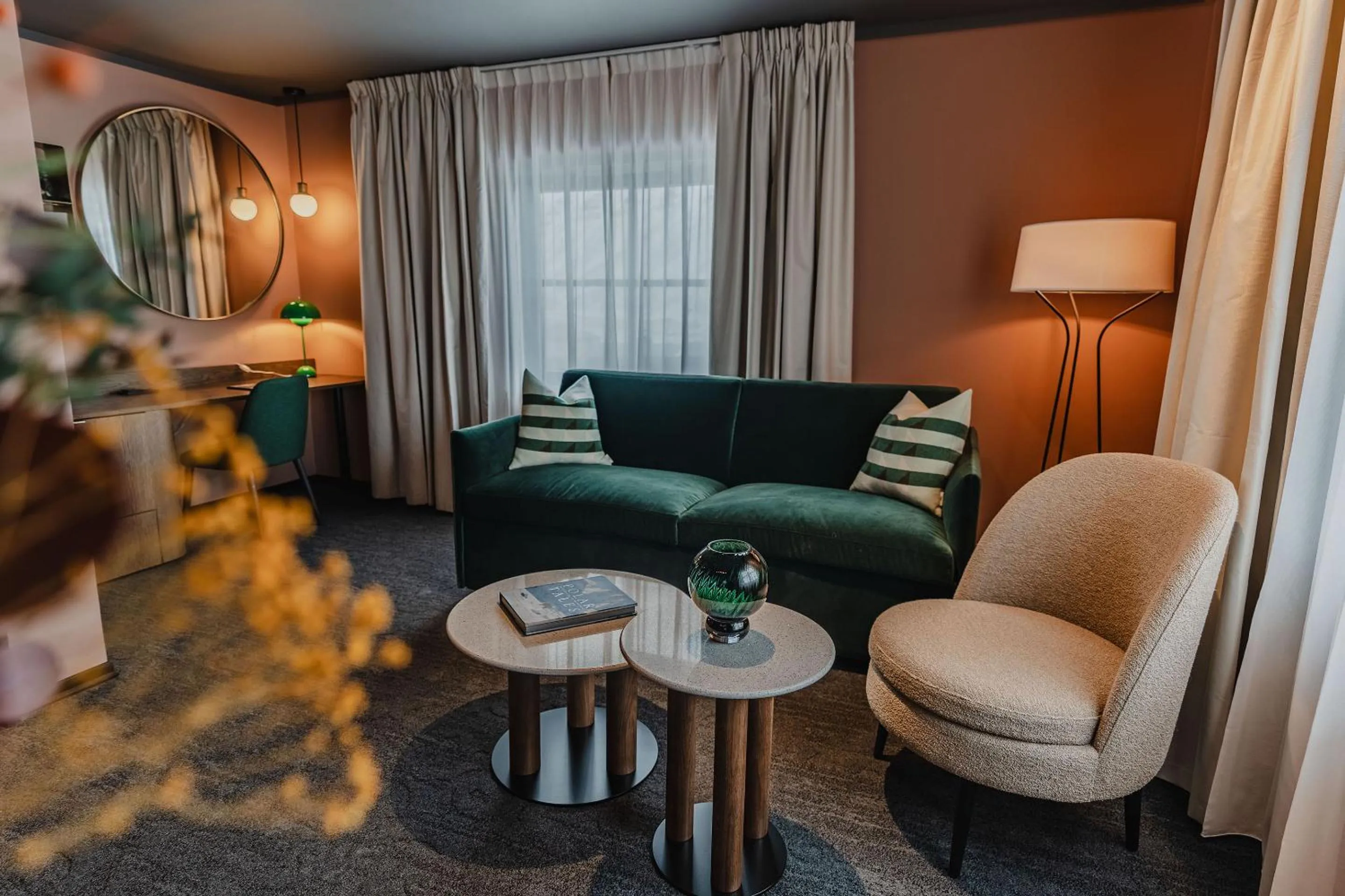 Living room in Funken Lodge