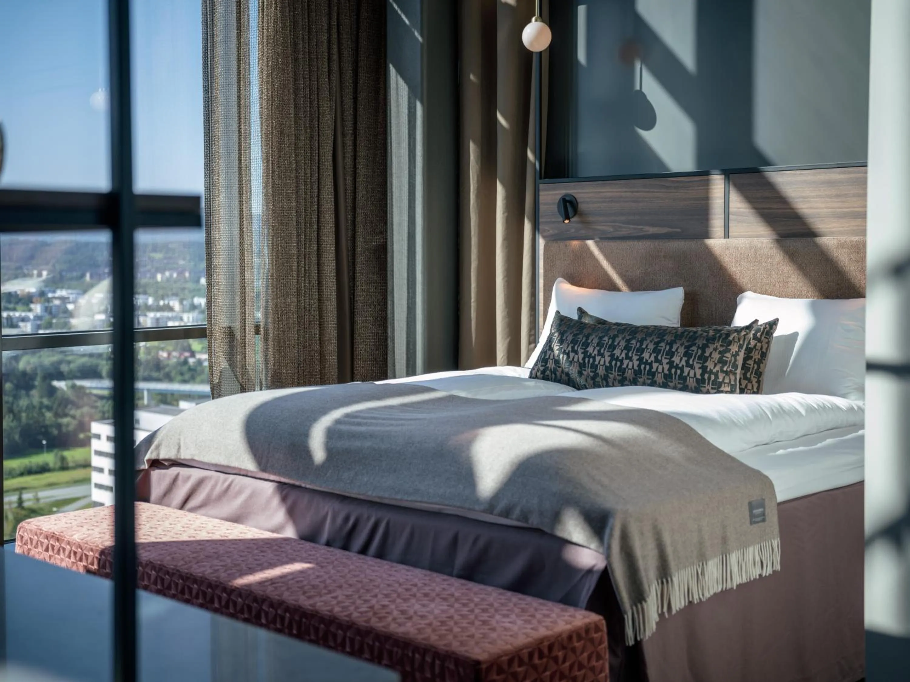 Bed in Quality Hotel Panorama