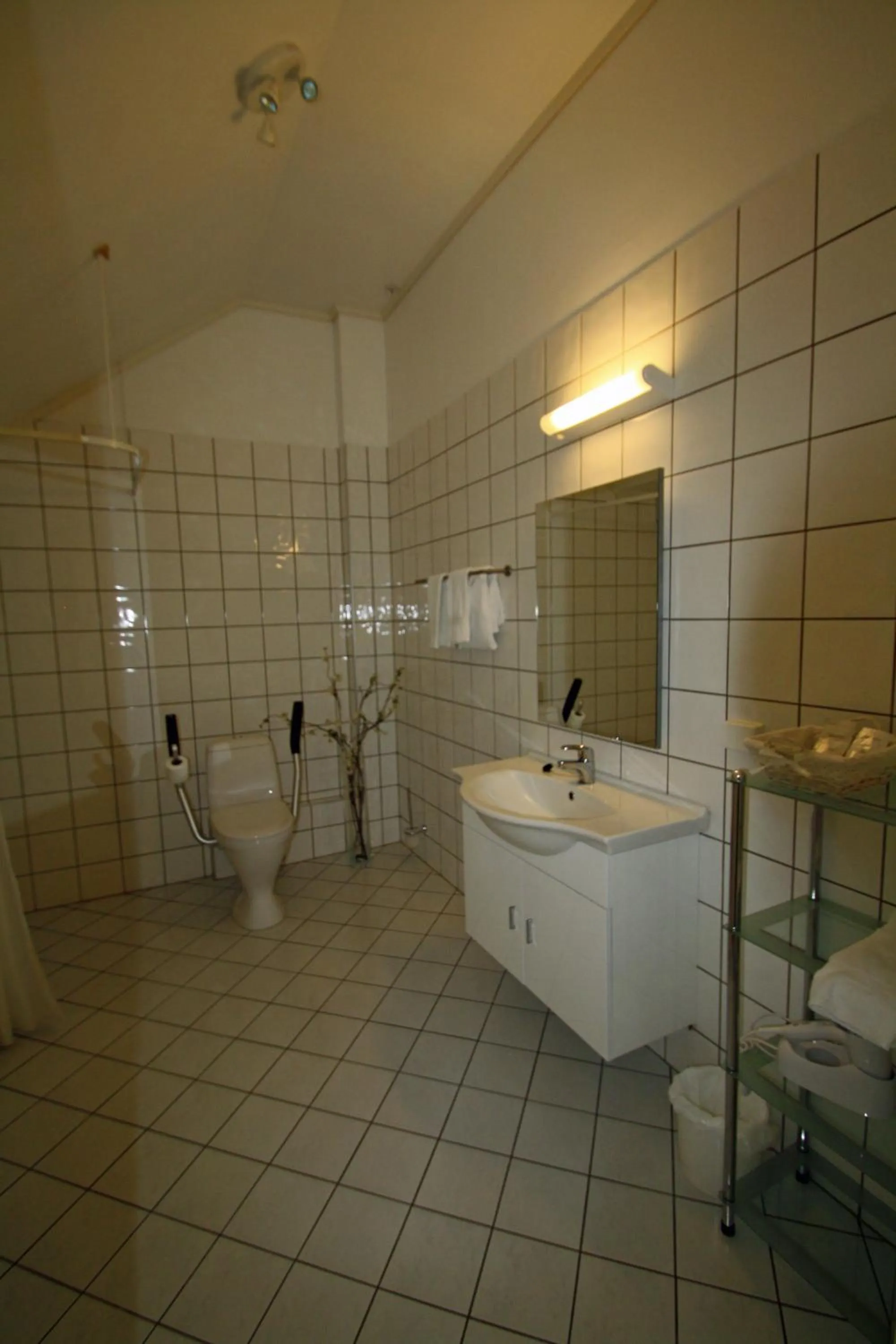 Bathroom in Sunde Fjord Hotel, free and easy parking