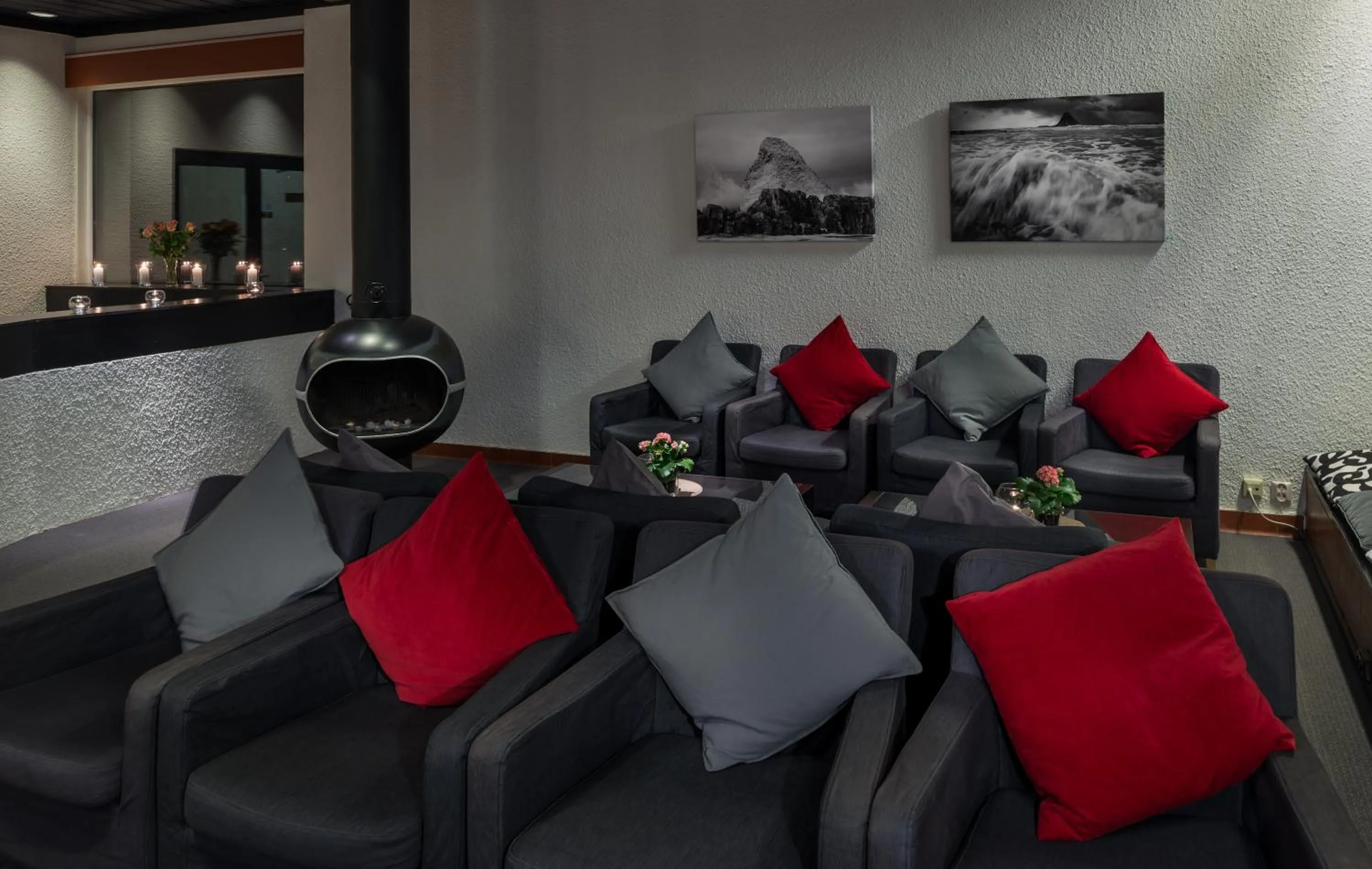 Lobby or reception in Thon Partner Hotel Andrikken