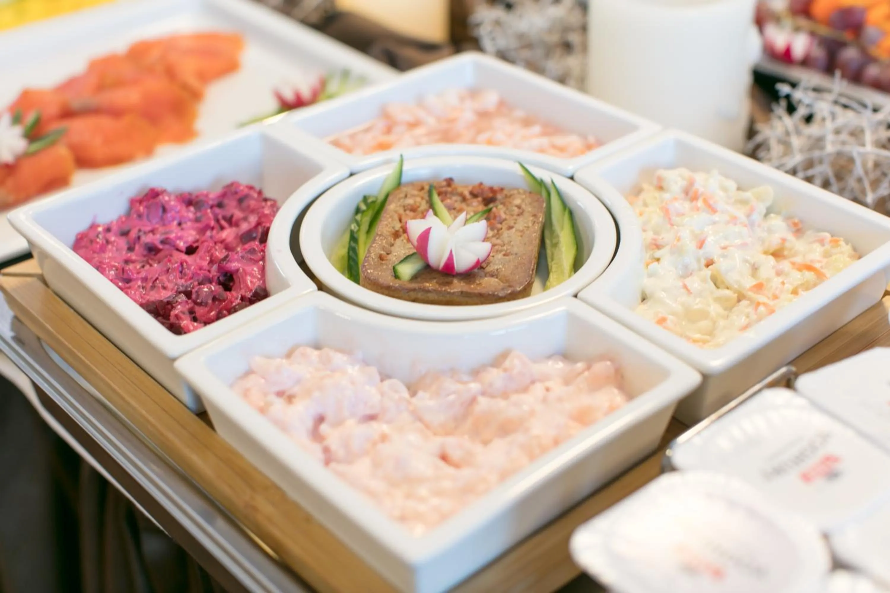 Buffet breakfast in Kinn Hotell Florø