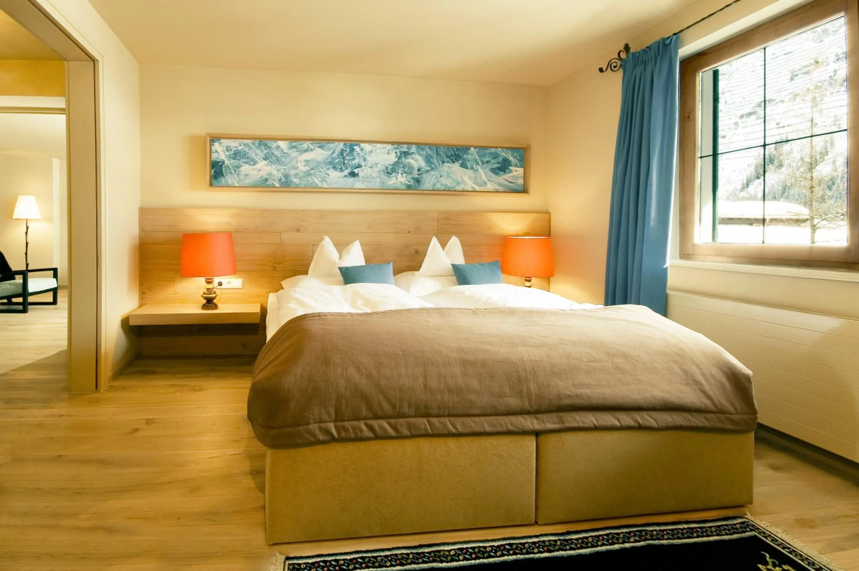 Balcony/Terrace, Bed in Hinterwies – Ski In / Lodge / Dine